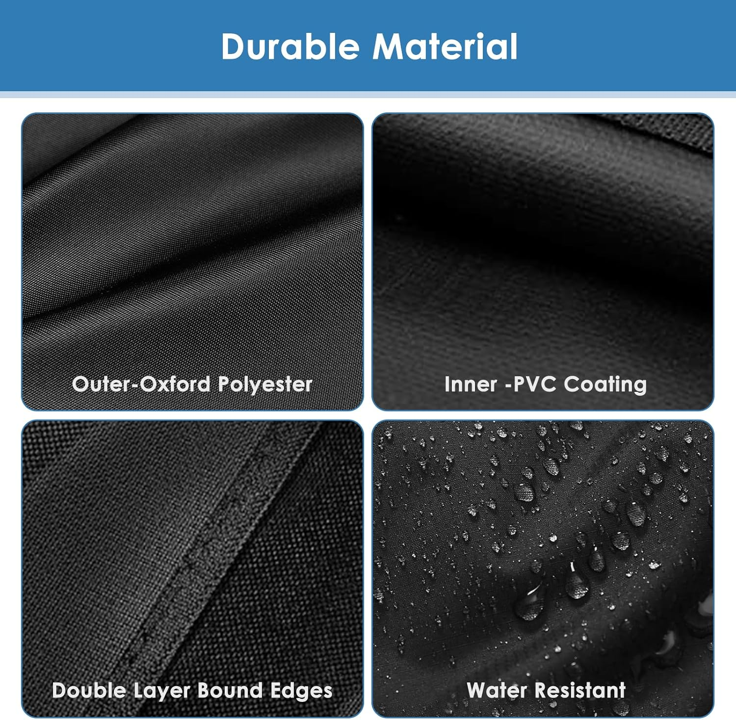 Cover for Traeger Ranger Grill, for Traeger Scout Grill, for Blackstone 17" Griddle, Heavy Duty Portable Griddle Cover Accessories for BAC475 Parts, 21" X 19.5" X 12" image number 6