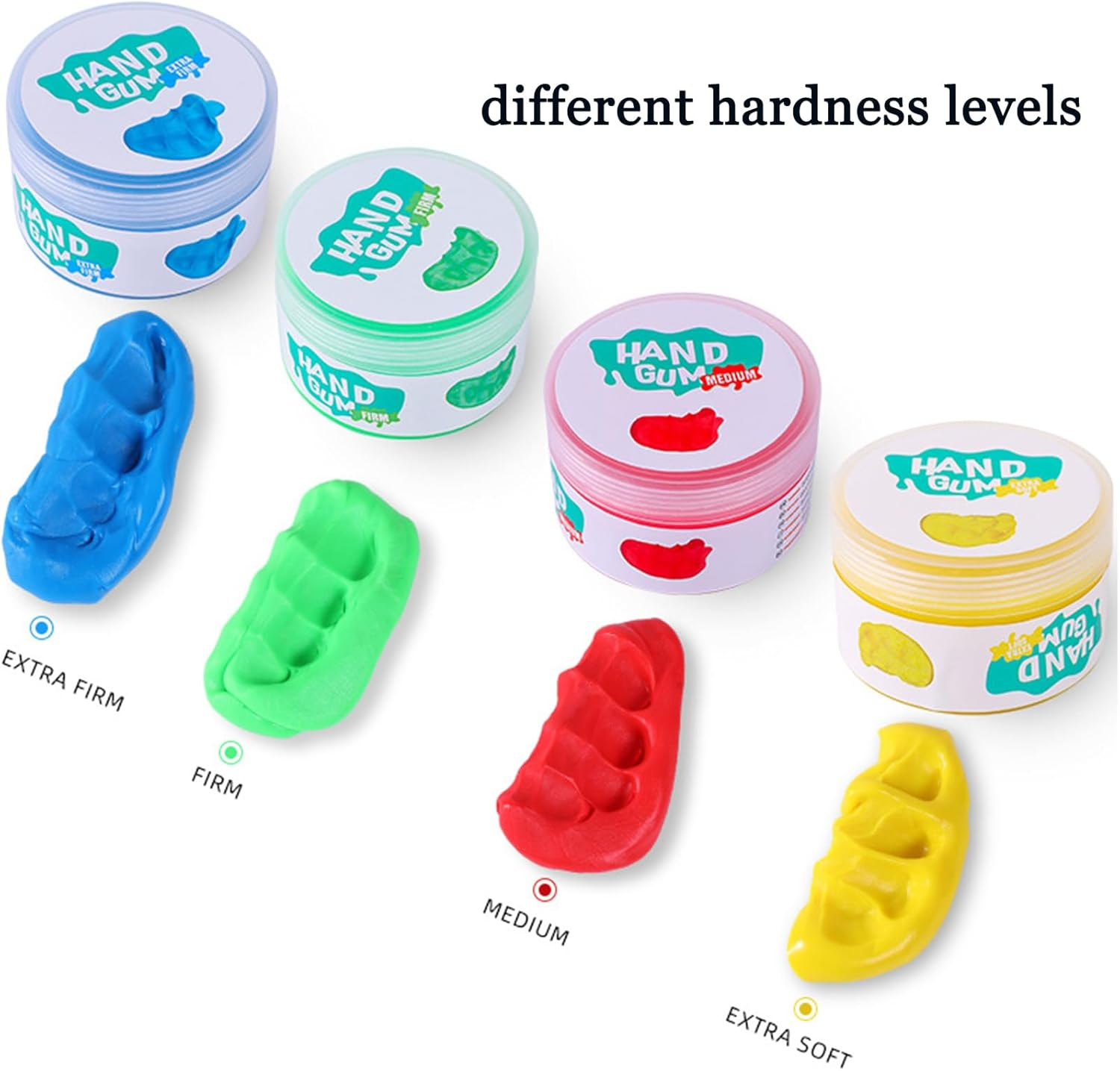 Hand Exercise Rehab Putty for Elderly & Arthritis, Therapy Putty for Grip Strength, Finger Stretch & Stress Relief, Sensory Fidget Tools for Seniors, Stroke Recovery & Hand Rehabilitation image number 5