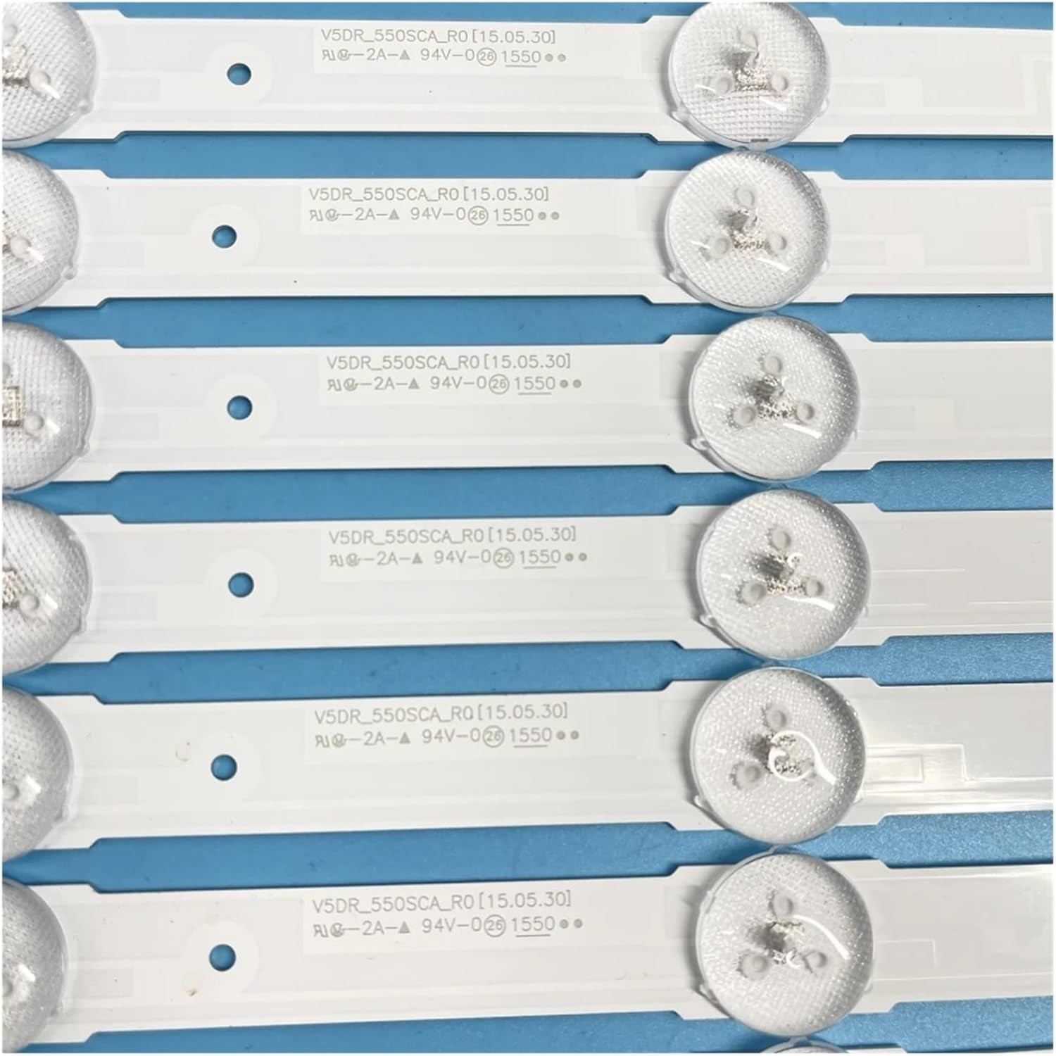 LED Backlight Strip for V5DR_550SCA 550SCB_R0 UA55JS7200 UE55JS7200U UE55JU6870U UE55JU6800 UE55JU6872U UN55JS700DF 55JU6800 image number 1