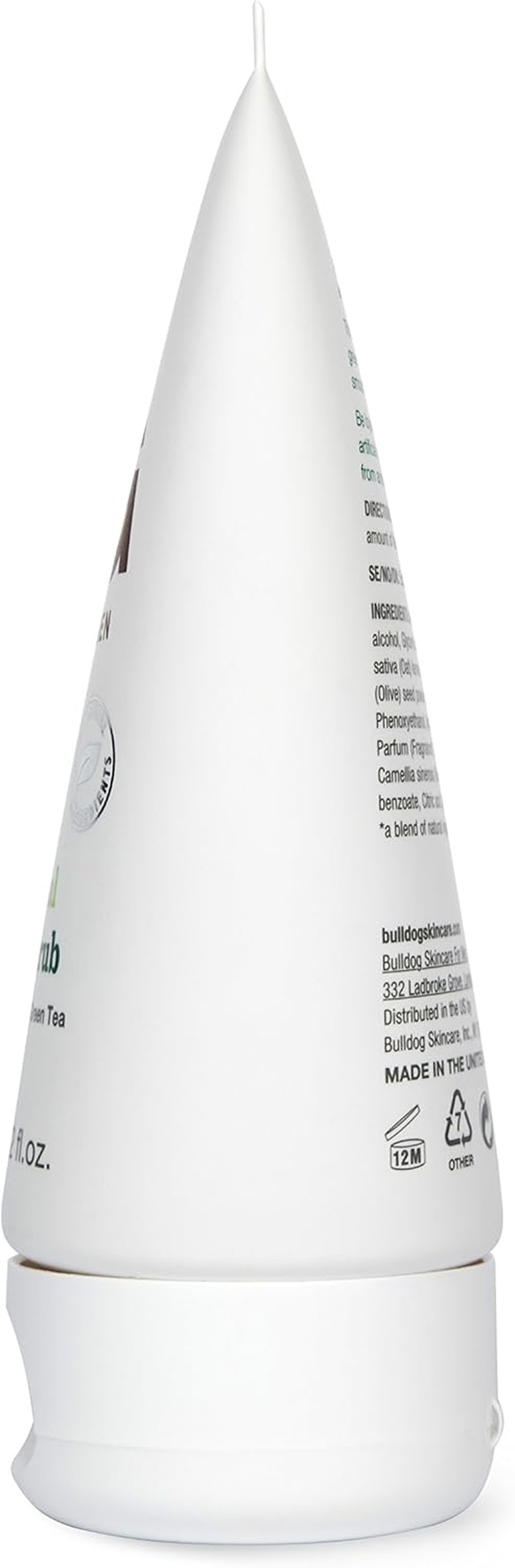 Bulldog Skincare for Men Original Face Scrub, Smooth and Deeply Cleanse Skin, with Aloe Vera, Camelina Oil and Green Tea, 125Ml (Pack of 2) image number 3