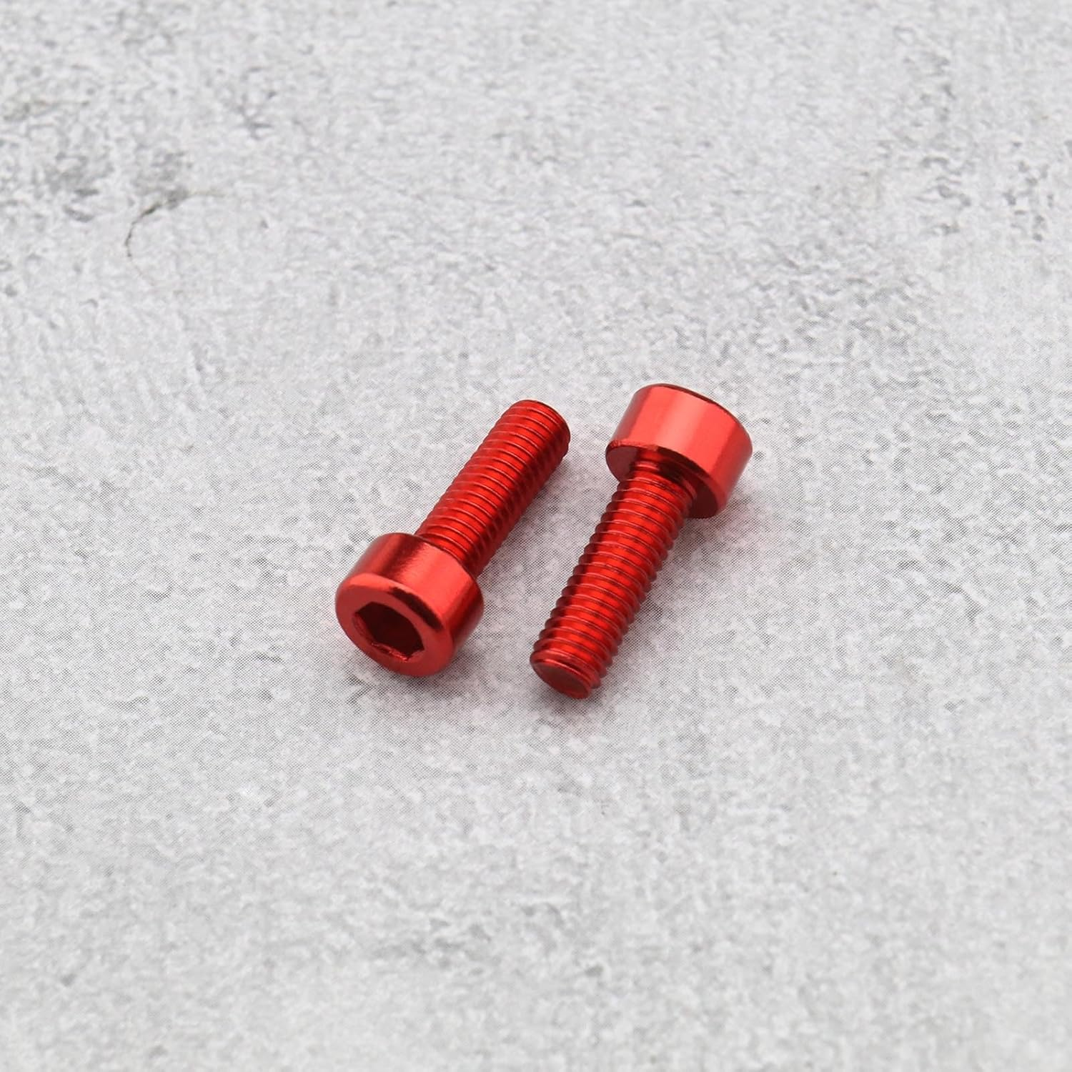 Emsea 8Pcs Water Bottle Cage Bolts Aluminium Alloy Bicycle Water Bottle Holder Screws Fit for Most Bicycle Multicoloured Water Bottle Cage Screws image number 3