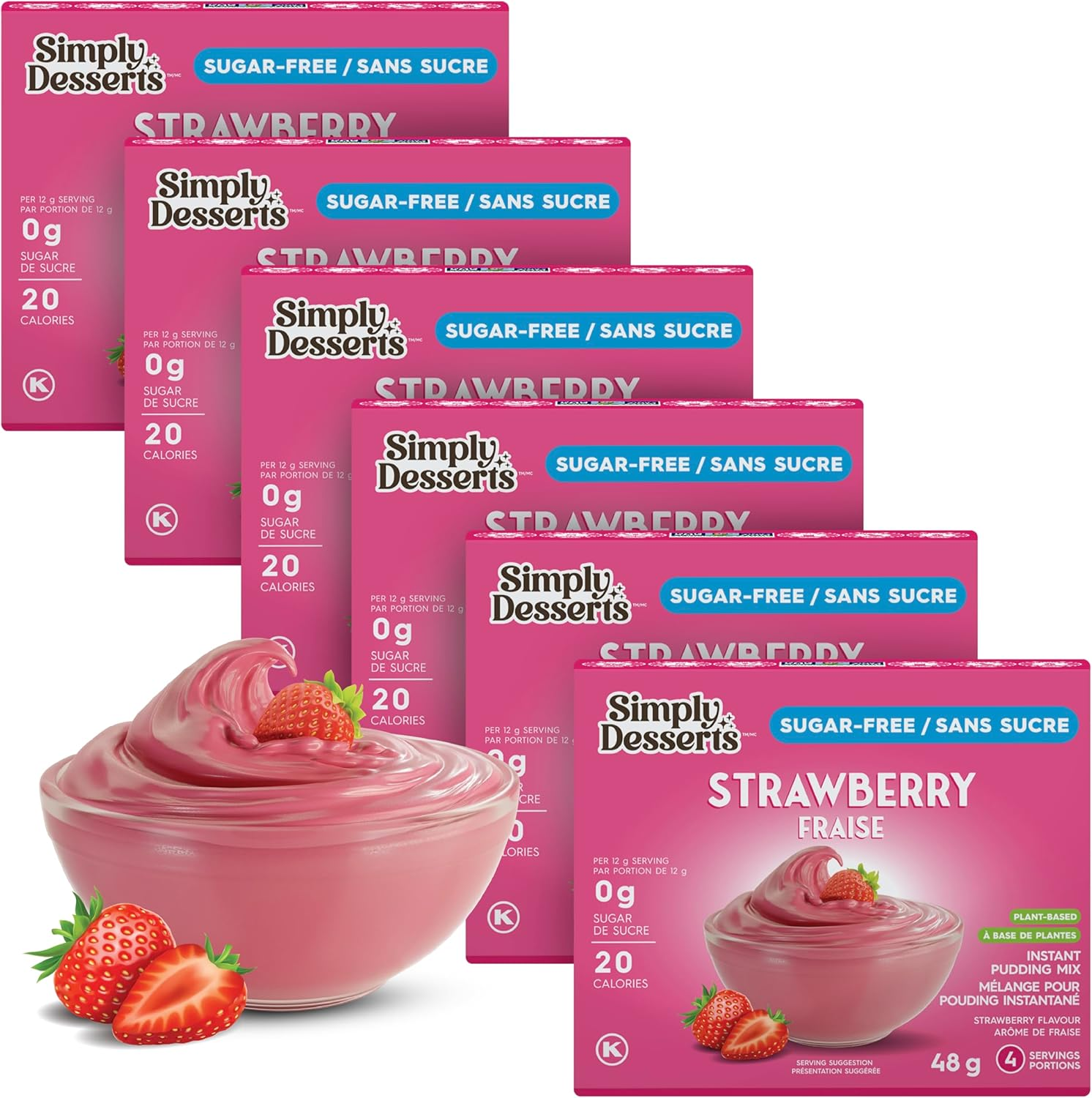 Simply Delish Natural Strawberry Instant Pudding 48 G image number 4