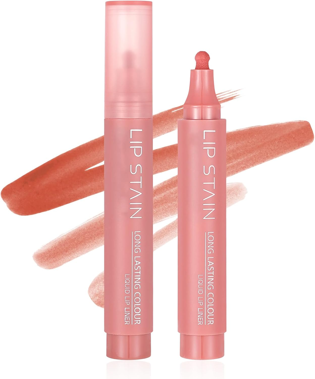 DAGEDA Lip Stain, Matte Color Look Lip Stain Marker, Waterproof Long Lasting Lip Liner, Smudge-Proof All Day Wear, Highly Pigmented, Smooth Application Marker Tint with Gourd Head 02