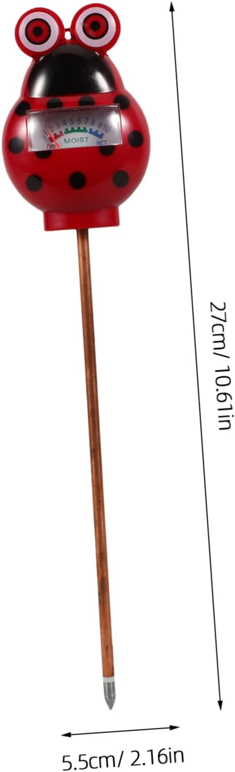 TINEASUR Soil Moisture Meter Plant Moisture Detector Portable Beetle-Shaped Gardening Soil Tester for Garden and Indoor Plants image number 1