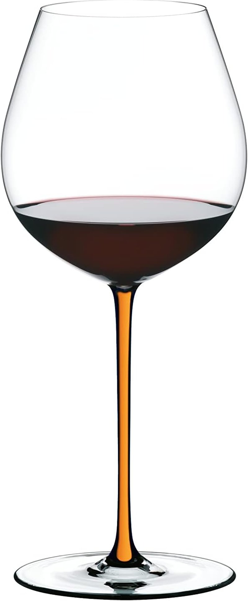 Riedel 4900/07O Fat a Mano Old World Pinot Noir Red Wine Glass, Orange, 23.7 Fl Oz (705 Ml) image number 1