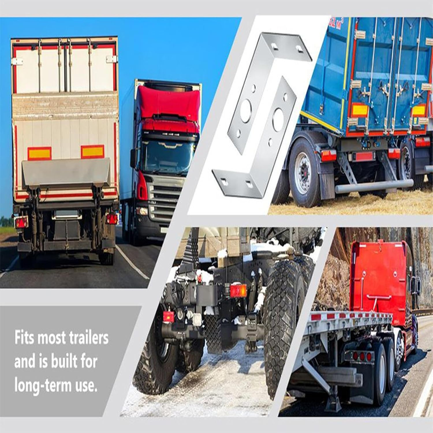 Boat Rear Light Bracket, Tail Light Mounting Bracket, L Shape Metal Lamp Rack for Transport Vehicle Truck Boat Marine Trailer image number 4