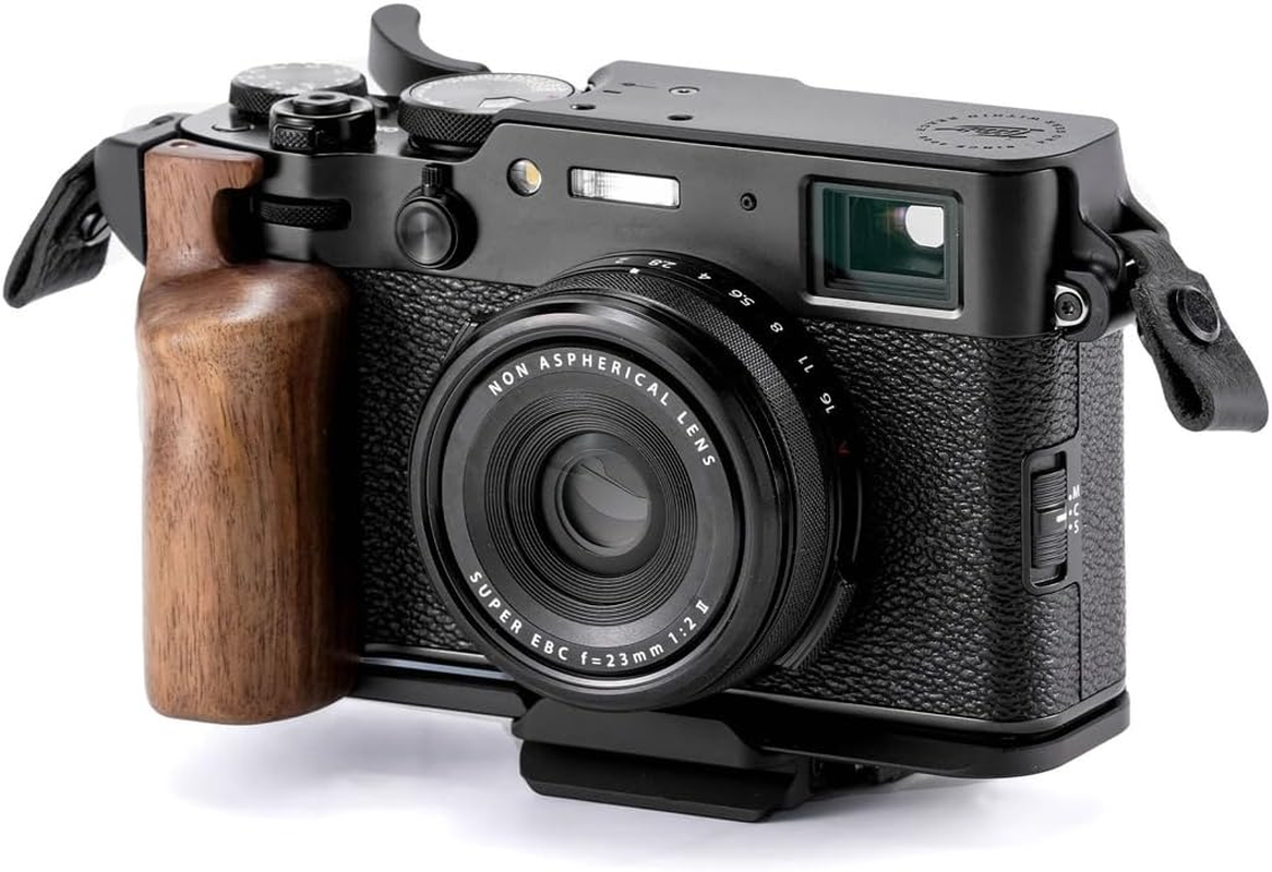 Tilta Vintage Camera Cage Compatible with Fujifilm X100VI &ndash; Black | Travel Kit | Thumb Grip | Strap Attachments | ARCA Ready | Lightweight & Durable TA-T70-B-B image number 6