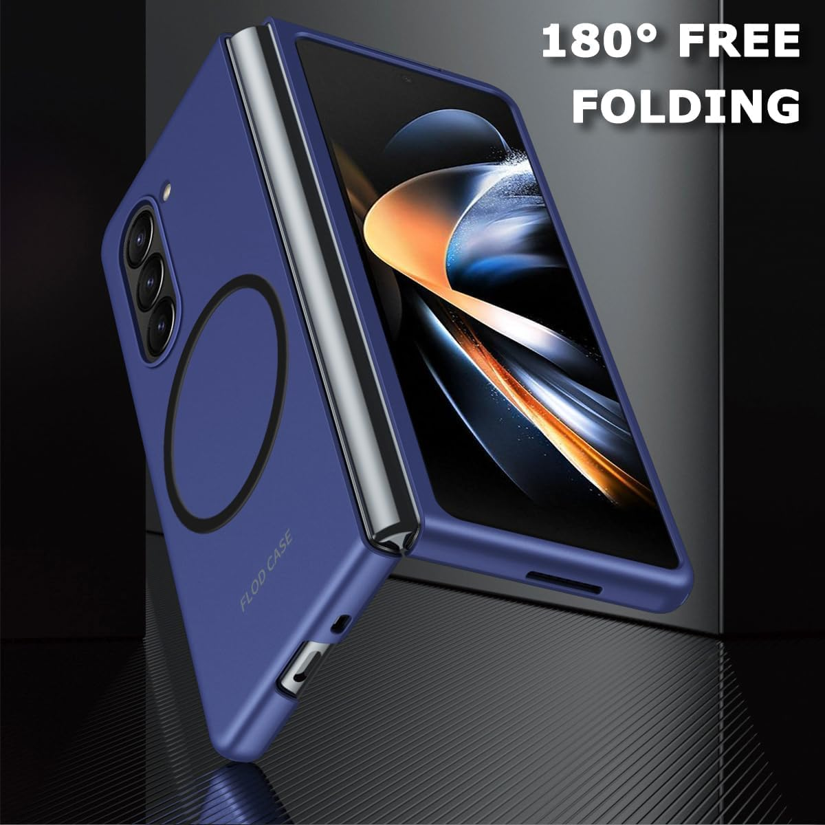 RUNGOS for Samsung Z Fold 6 Case Magsafe (Bare Metal Feel) [Strong Magnetic] [Slim Fit, Ultra Light] [Wireless Charging] Shockproof Magnetic Cover for Samsung Galaxy Z Fold 6 Case 2024 image number 2