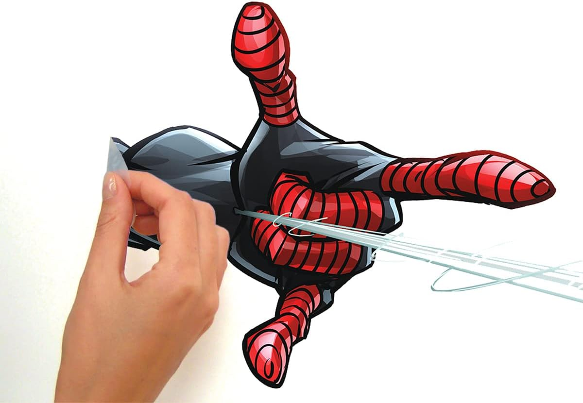 Roommates Marvel Spider-Man Miles Morales Giant Peel and Stick Wall Decals by Roommates, RMK3921GM image number 6