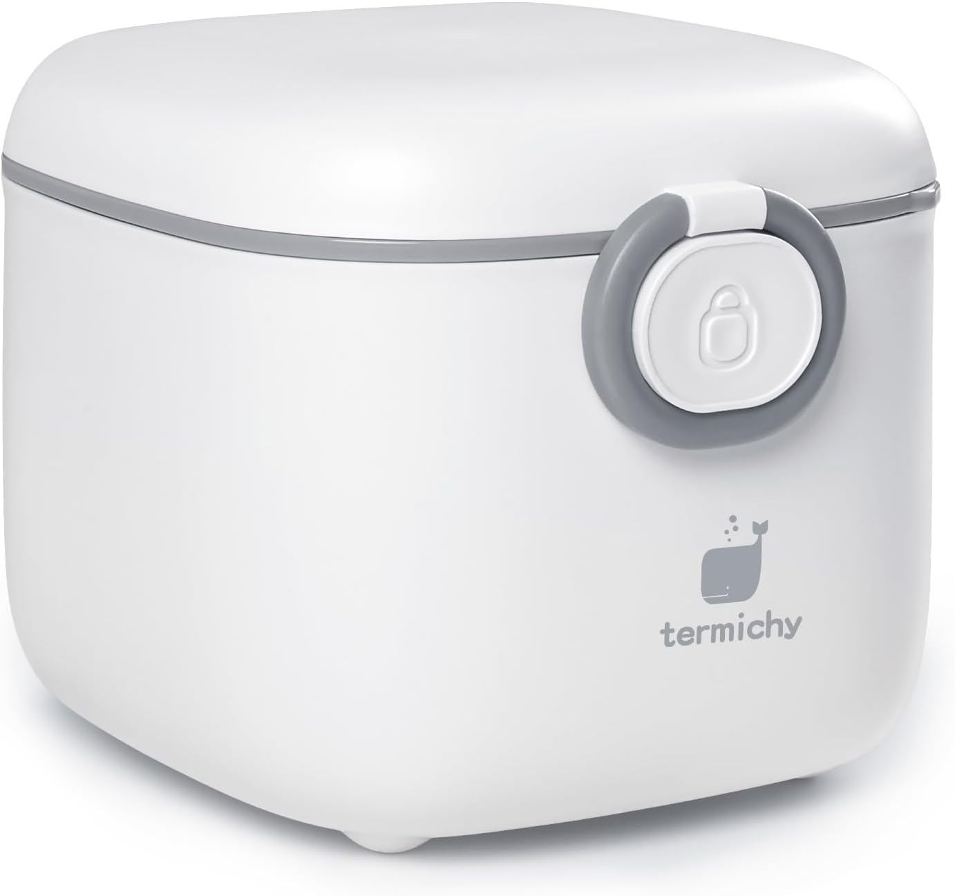 Termichy Baby Formula Dispenser, Portable Milk Powder Dispenser Container with Carry Handle and Scoop for Travel Outdoor Activities with Baby Infant, 8.8OZ, 0.55LB, 250G (Blue)