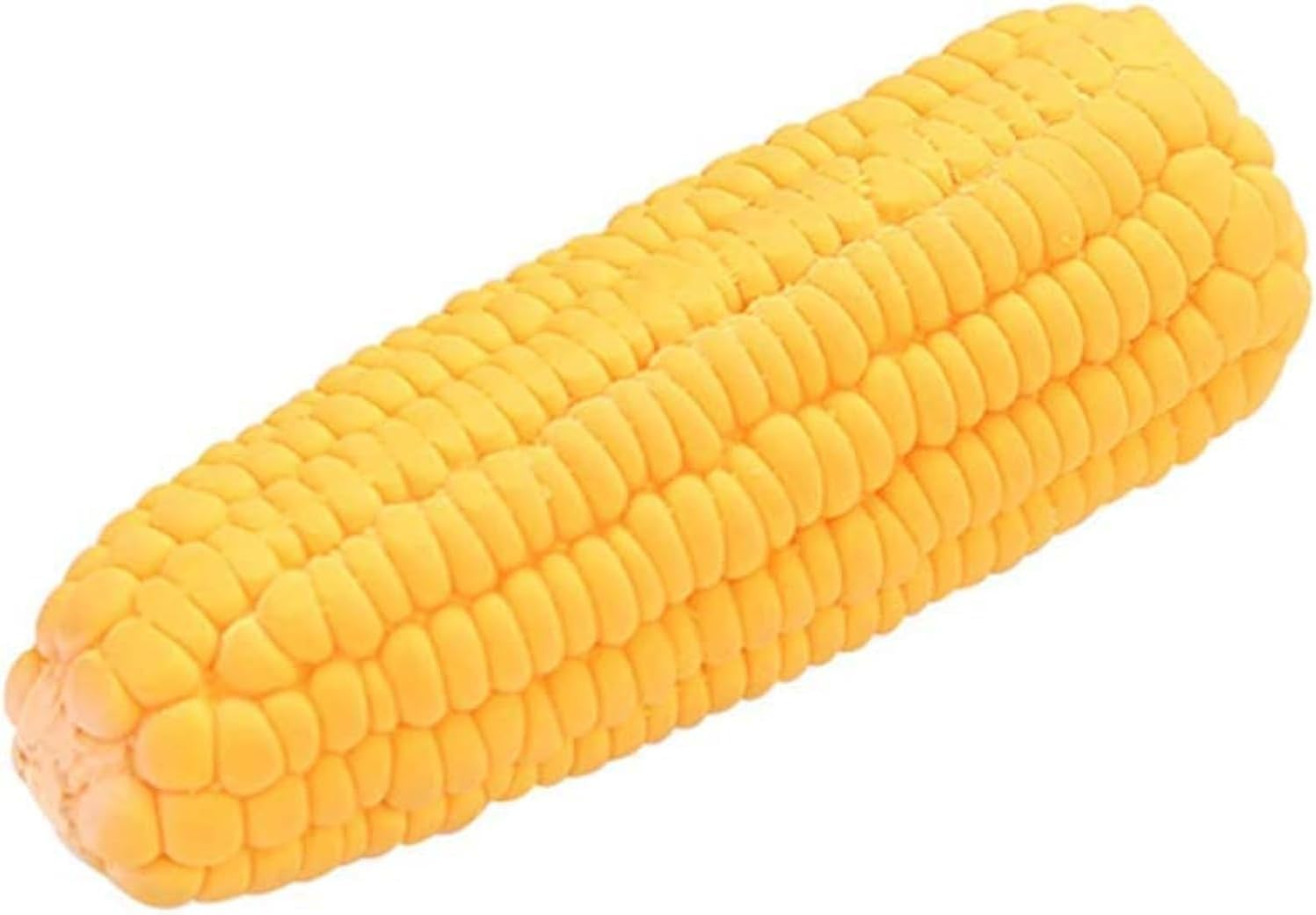 Hehglng Pet Dog Puppy Latex Corn Shape Squeaky Bite-Resistant Interactive Play Chew Toy Pet Supplies,Dog Chew Toys Corn Squeaky Toys Aggressive Chewers for Small/Medium/Large image number 2