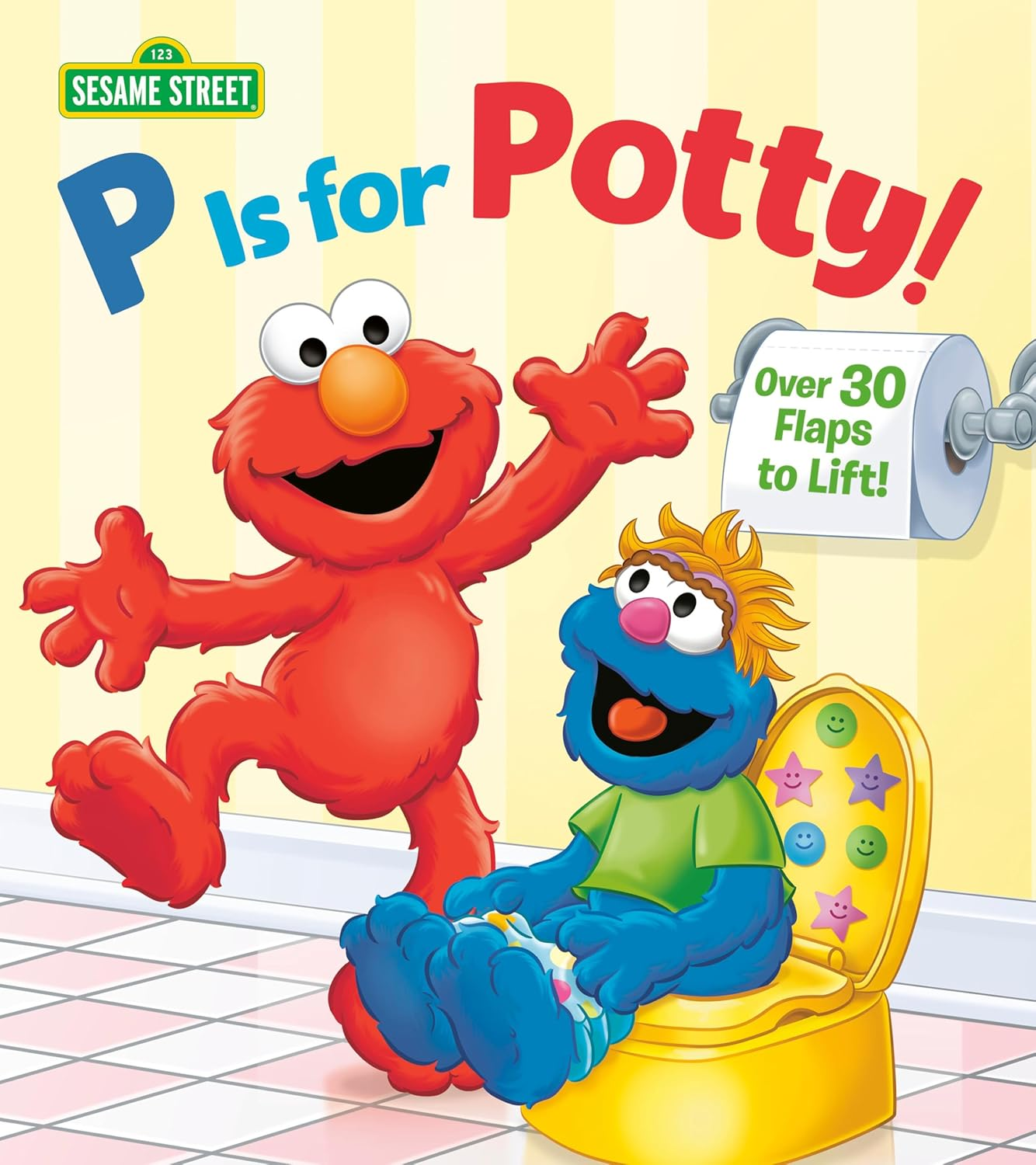 P Is for Potty! (Sesame Street) (Lift-The-Flap)