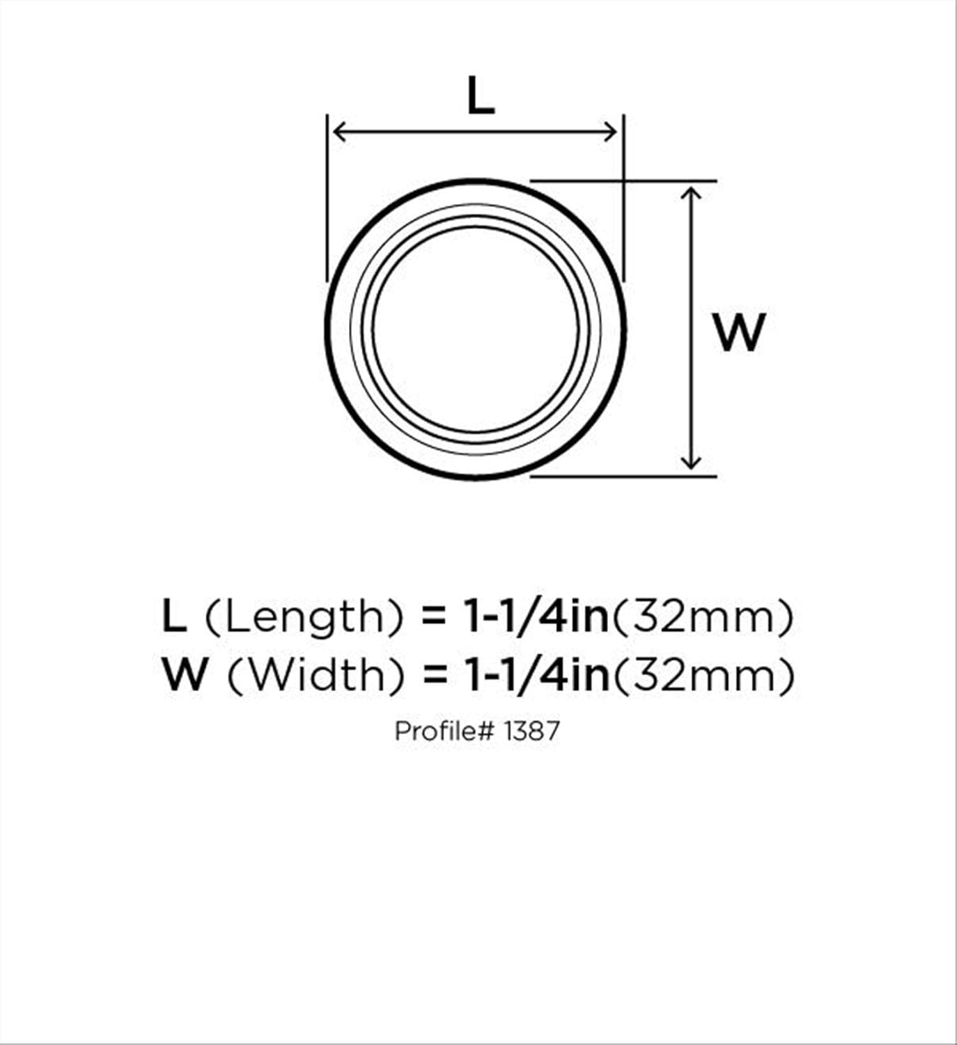 Amerock TEN4611A14 Functional Hardware, Full Overlay Frameless Concealed Nickel Hinge - 10 Pack, Nickel image number 2