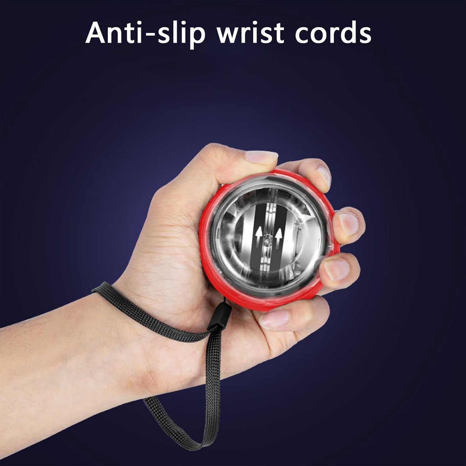 Gyro Ball with LED Lighting, Forearm Exerciser Auto-Start Wrist Strengthener , Lotorr Ball Used to Strengthen Arms, Fingers, Wrist Bones and Muscles image number 1