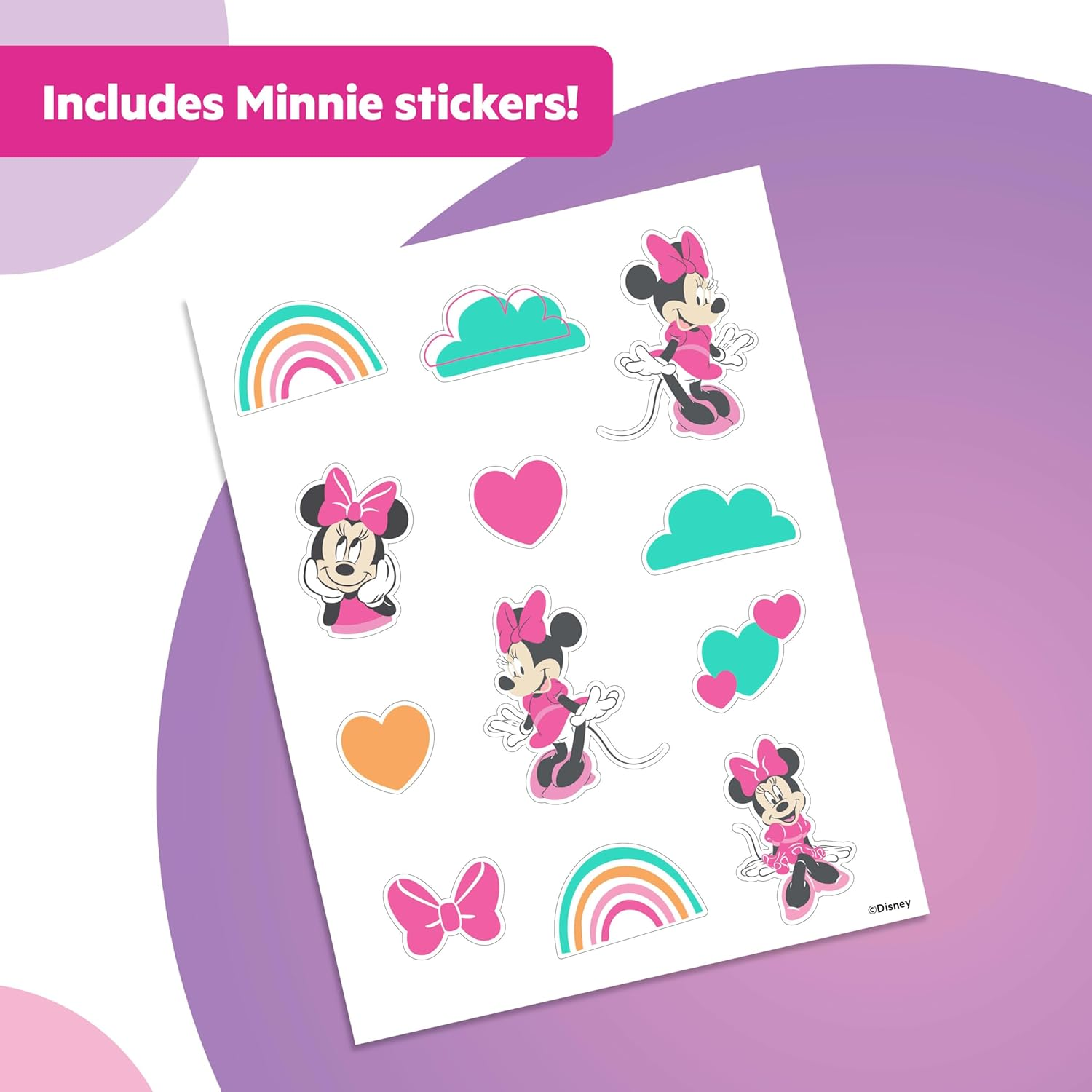 Disney Baby Minnie Mouse My Size Potty 2-In-1 System, Lifelike Flushing Sounds and Cheers, for Ages 18 Months, up to 50 Pounds, Pink image number 2