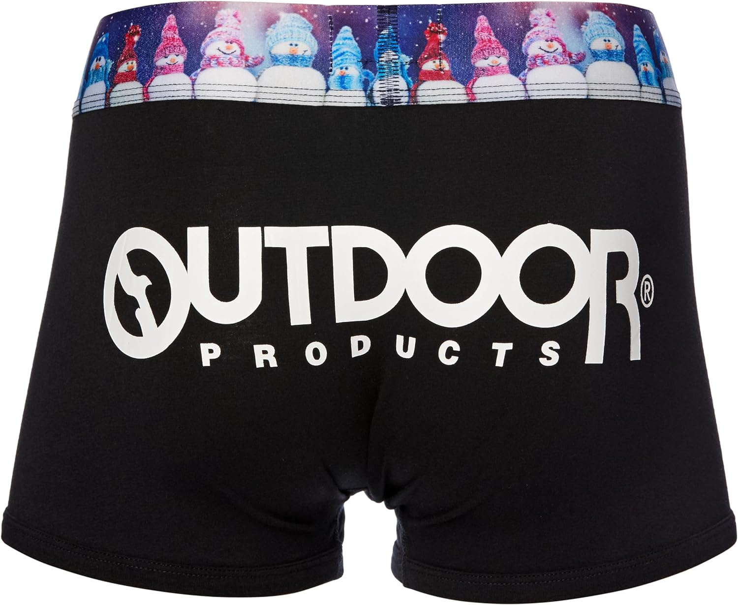 Outdoor Products Men'S Underwear Black Dog & Snowman Rubber Boxer Shorts image number 1