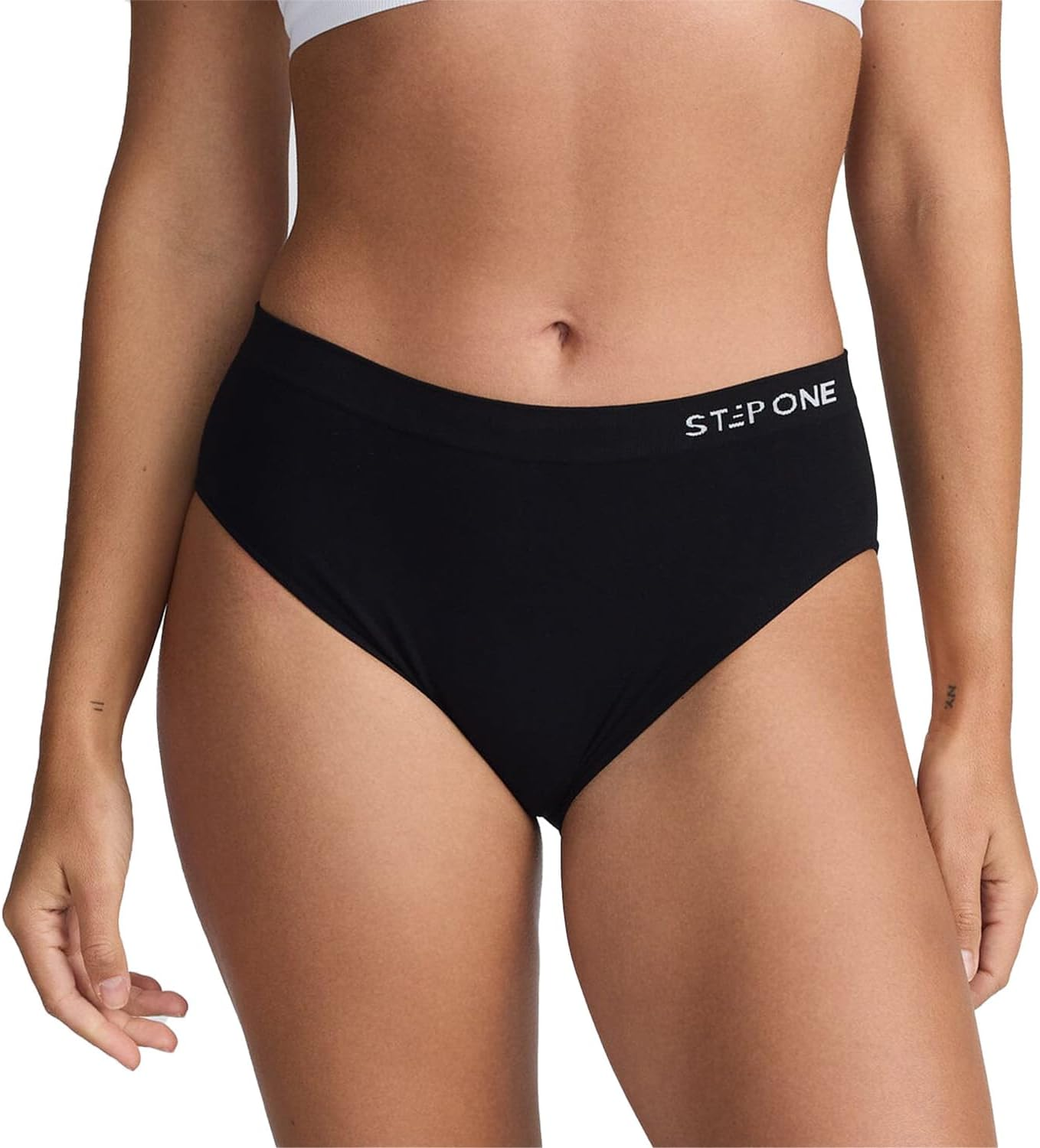 STEP ONE Smoothfit Bikini Brief. Ultra-Soft, Breathable Bamboo Moisture Wicking Underwear Women, Hypoallergenic Womens Underwear for Sensitive Skin, Moderate Coverage