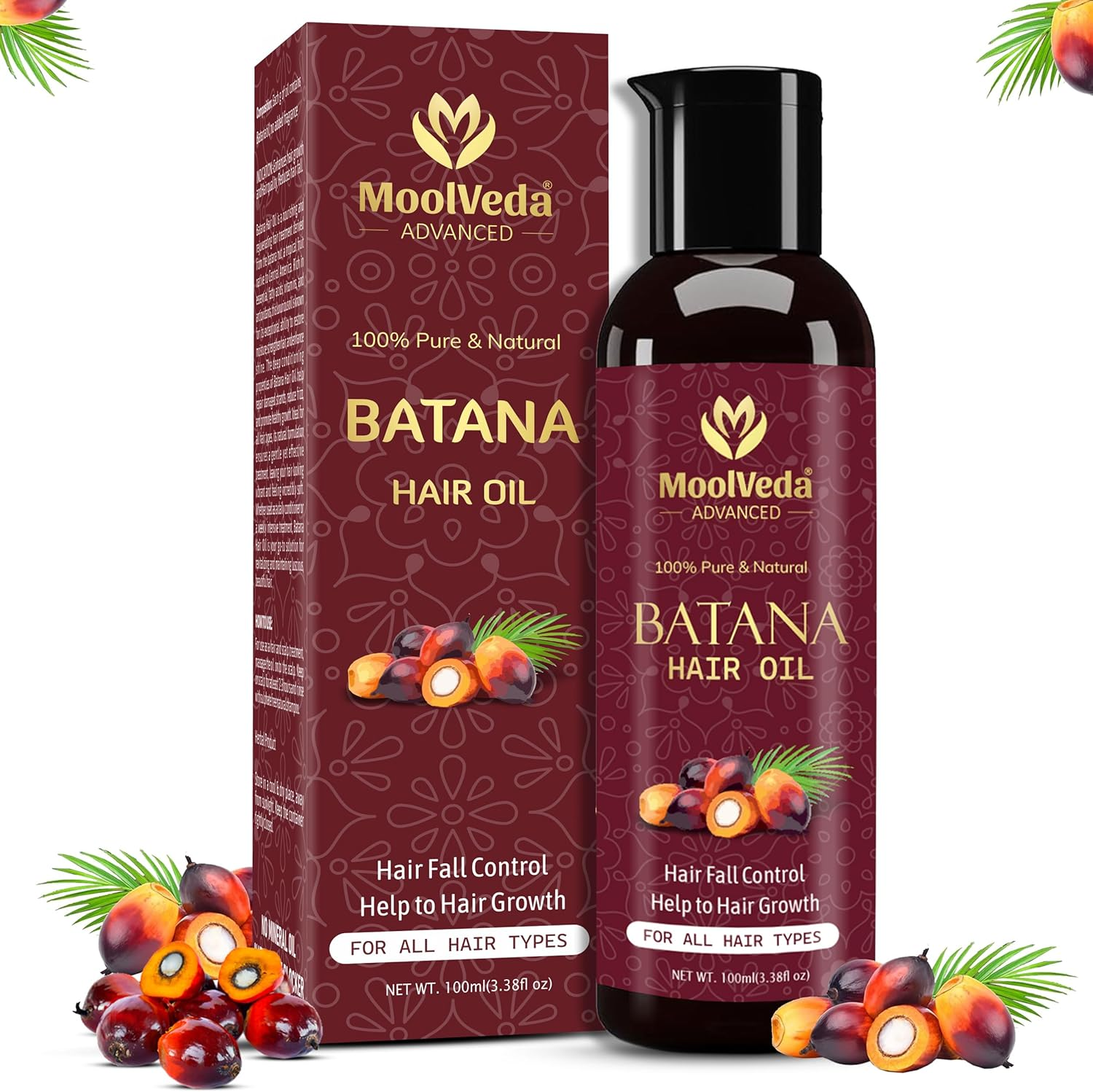Moolveda Batana Hair Oil 3.38 Fl Oz (Pack of 1) image number 3