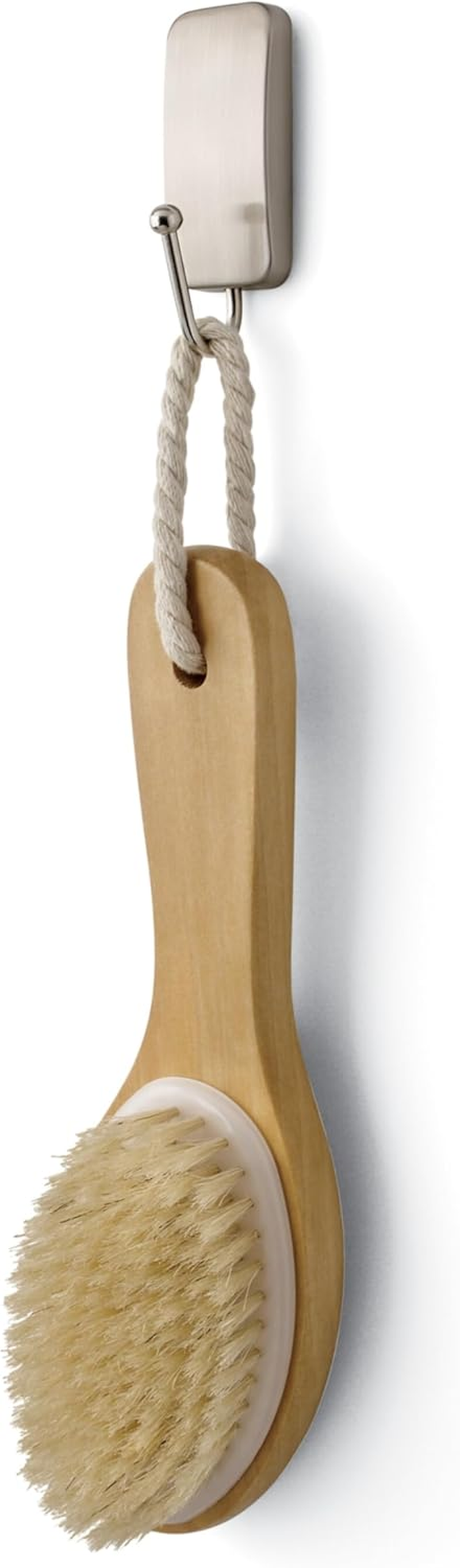 Command Bath Hook, Small, Satin Nickel, 1-Hook, 2-Small Water-Resistant Strips (BATH33-SN-ES)