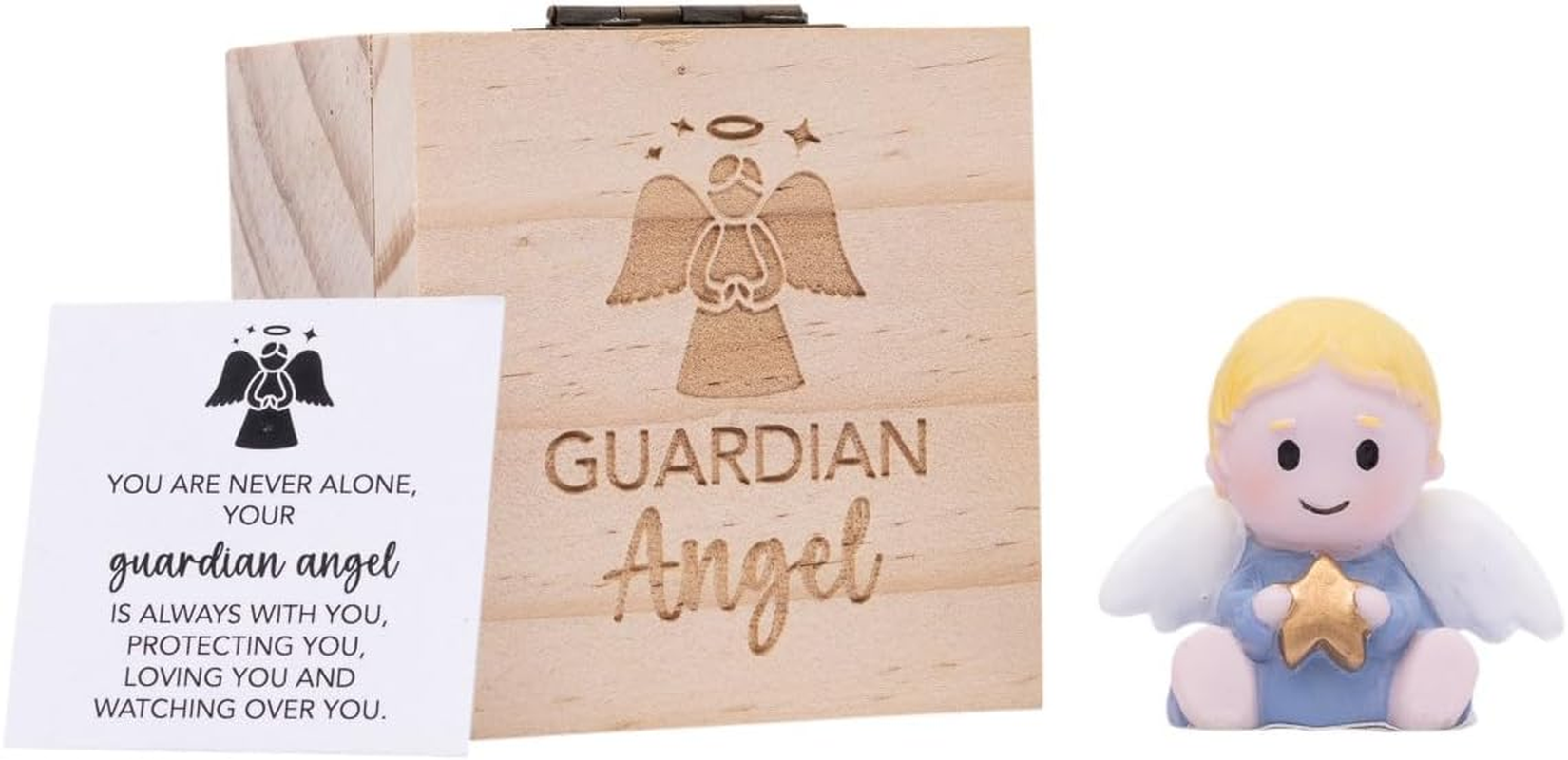 Splosh Guardian Angel Pocket Promise Keepsakes, Beige image number 2