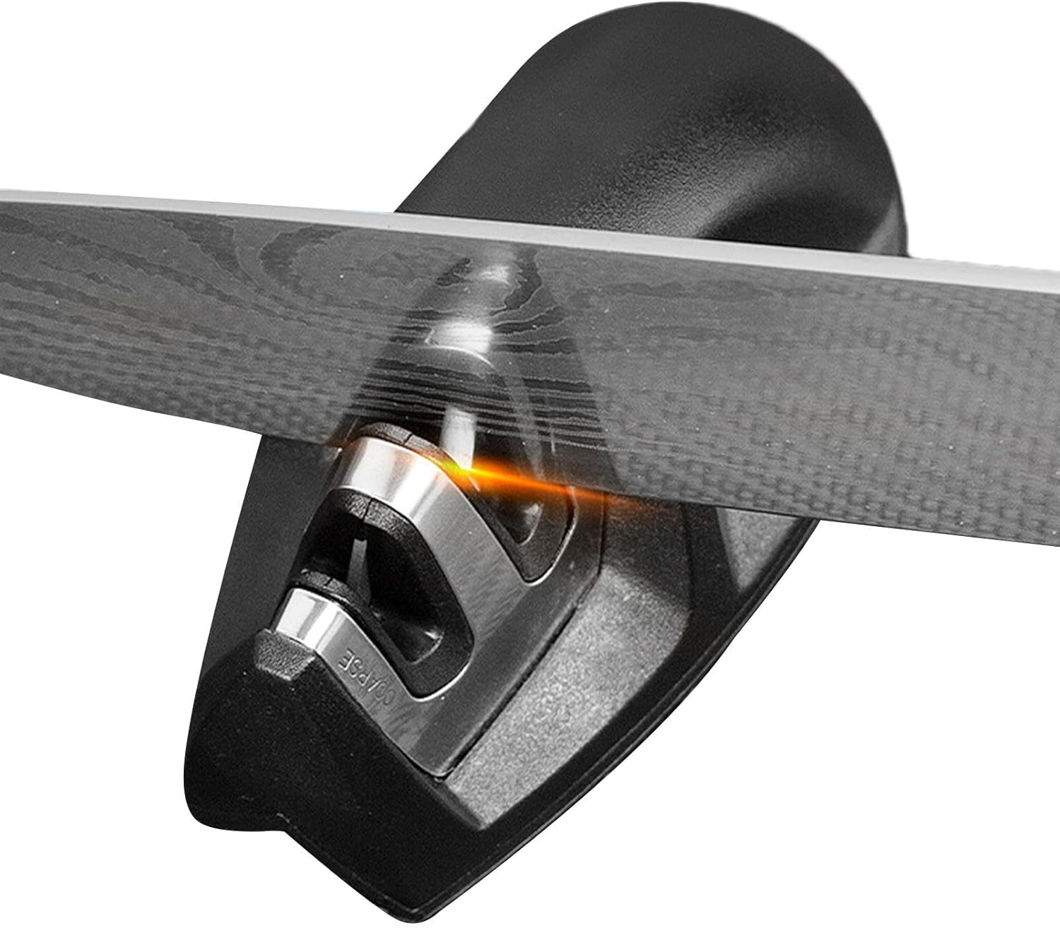 Kitchen Sharpeners,Double Slots Coarse & Fine Cutter Sharpeners | Non-Slip Base, Professional Kitchen Gadgets for Dull and Damaged Knives, Choppers, Cutters image number 3