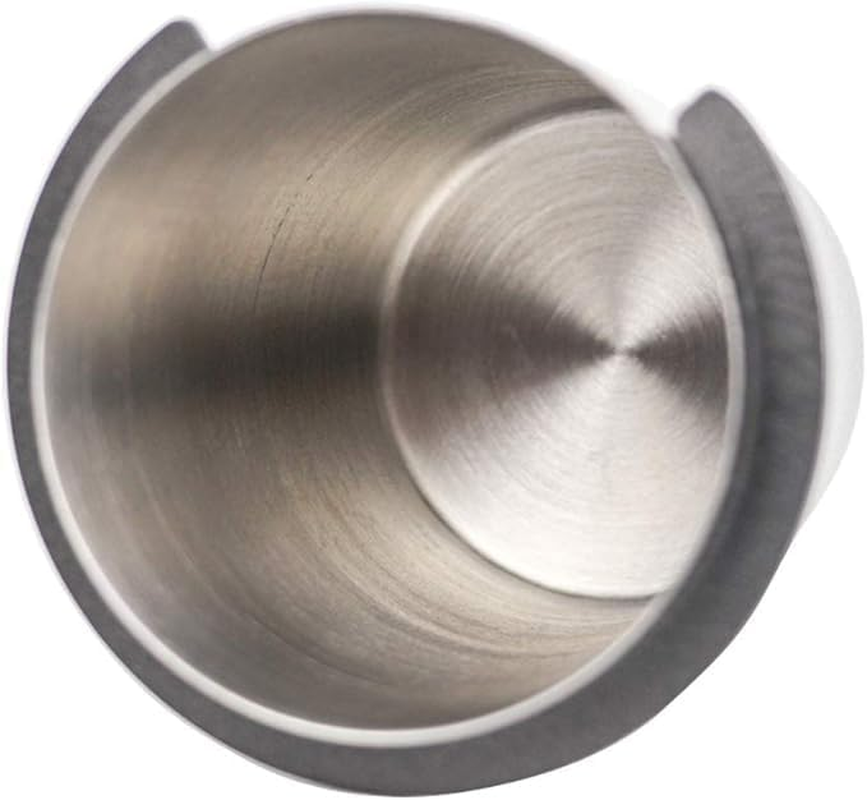 Coffee Dosing Cup, Coffee Machine Powder Cup, Stainless Steel Espresso Coffee Powder Feeder Part, Coffee Grinder Powder Cup Compatible with 51/54/58 MM Portafilter, Coffee Machine Accessory (51MM) image number 5