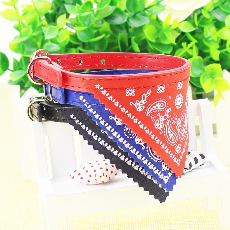 Walquicks 3 Pack Pet Triangle Scarf, Bib with Adjustable Buckle Pet Dog Cat Neck Scarf Bandana Collar Neckerchief Accessory for Dog Cat Decoration, Small Size image number 6