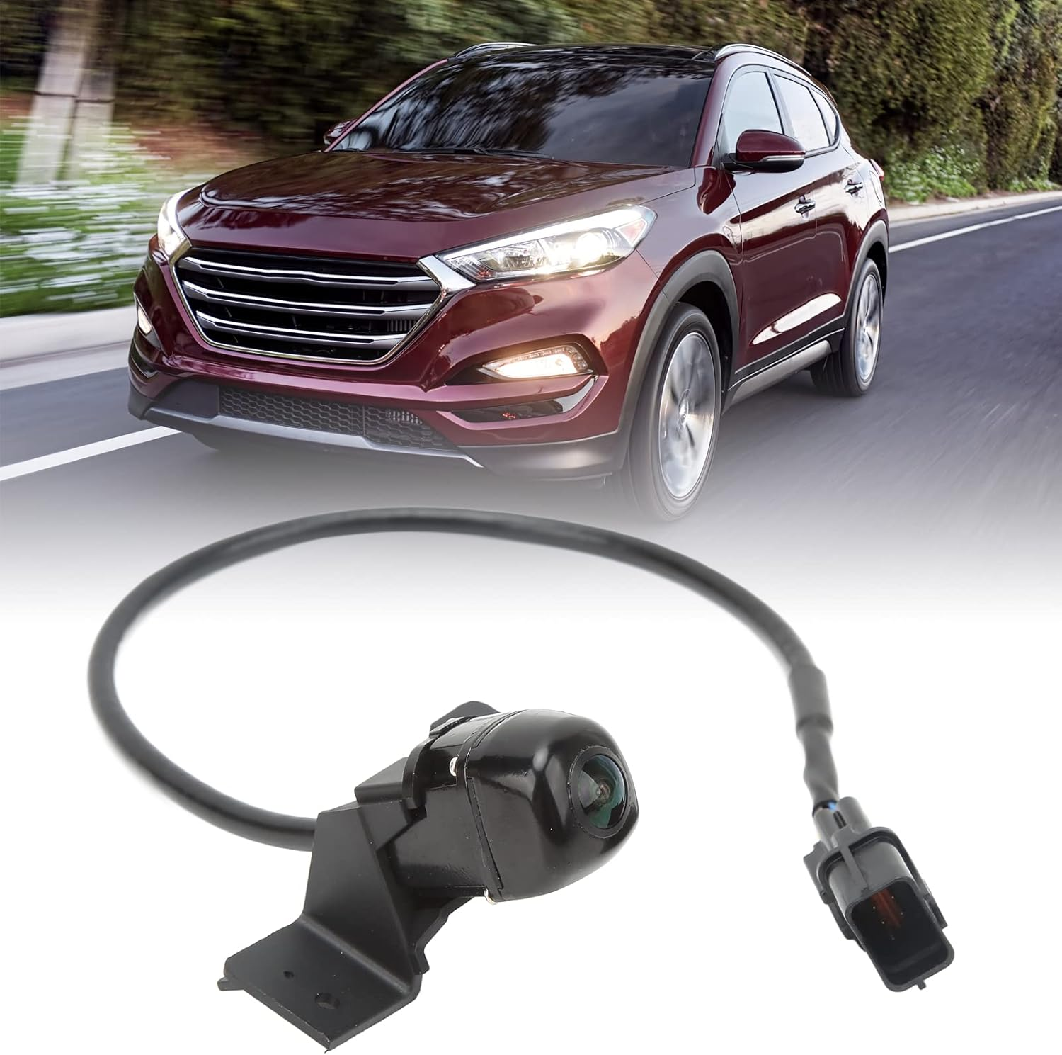 Wireless Backup Camera License Plate 95760D3100, Wireless License Plate Backup Camera for Tucson 2016‑2017