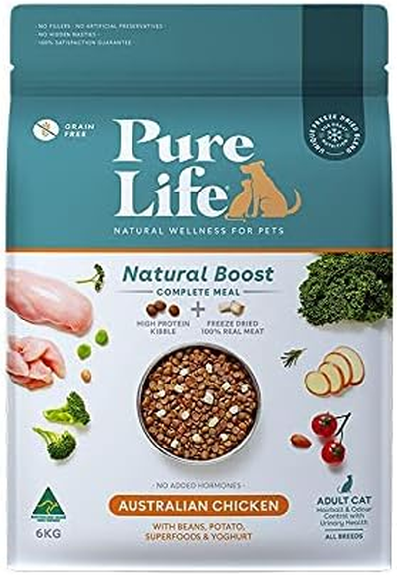 Pure Life Natural Boost Australian Chicken Adult Cat Food 6Kg image number 1