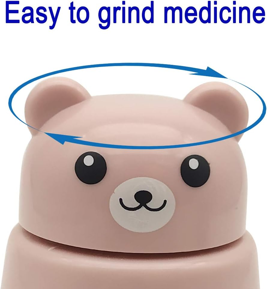 Coagu Large Pill Crusher & Grinder | Effortlessly Pulverizes Pills, Vitamins, and Tablets | Easy to Clean (1Pc Pink) image number 2