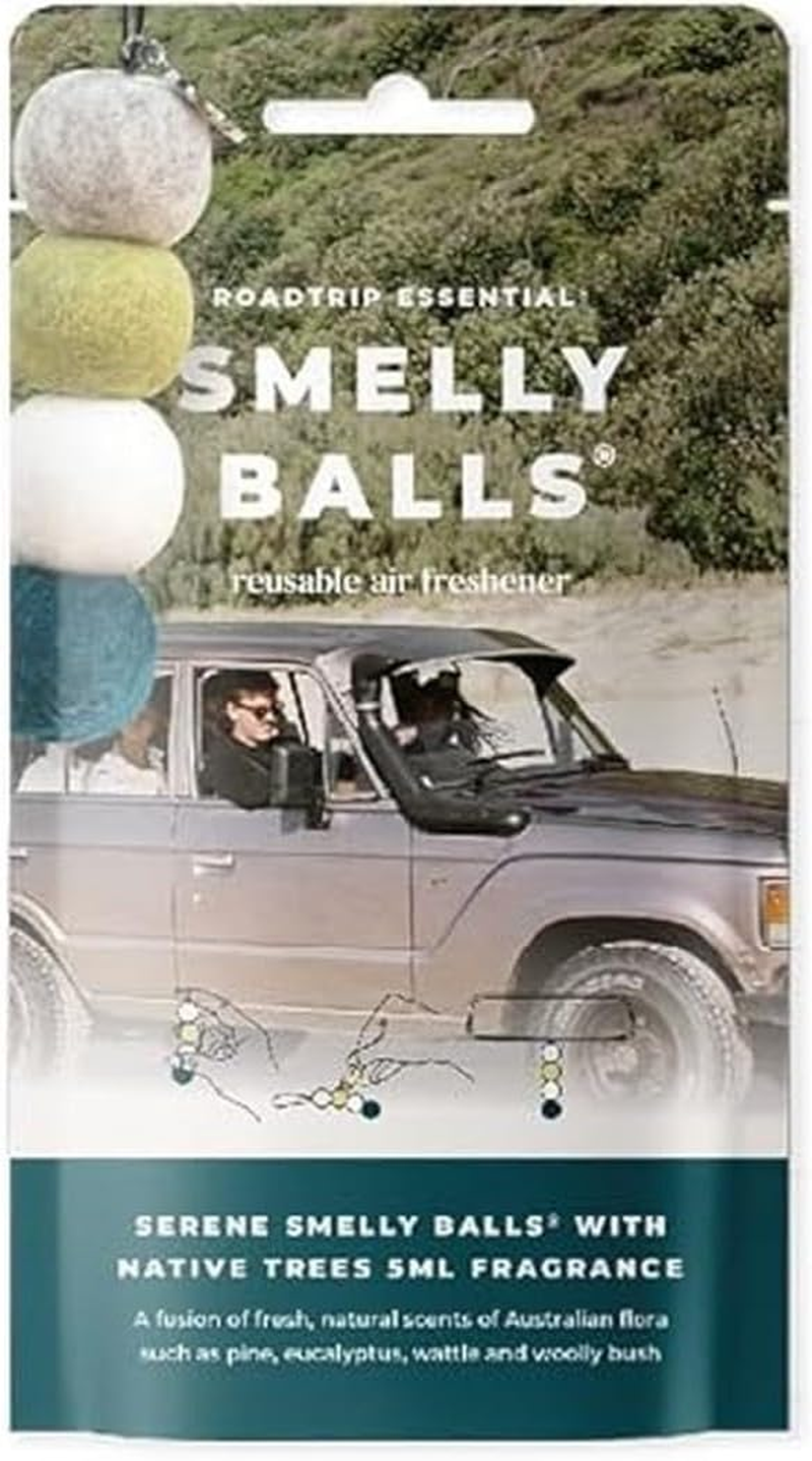 Smelly Balls Serene Native Trees Car Air Freshener Set image number 1