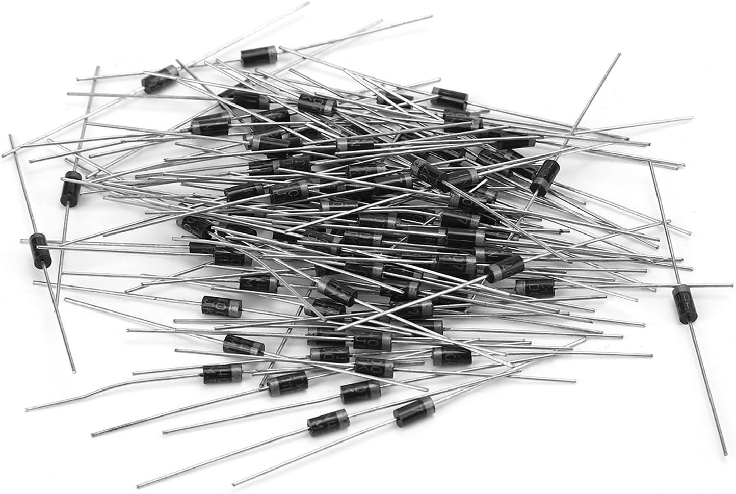 100Pcs 1N4007 1A High Voltage Rectifier Diodes, Large Capacity, Harmless, Replacement Part for Your Projects with Materials to Increase Service Life image number 4