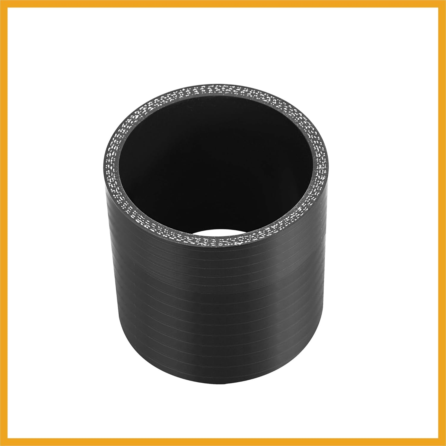 Partuto 70Mm 2.76" ID Universal Car Straight Silicone Coupler Pipe Replacement 76Mm Black image number 2