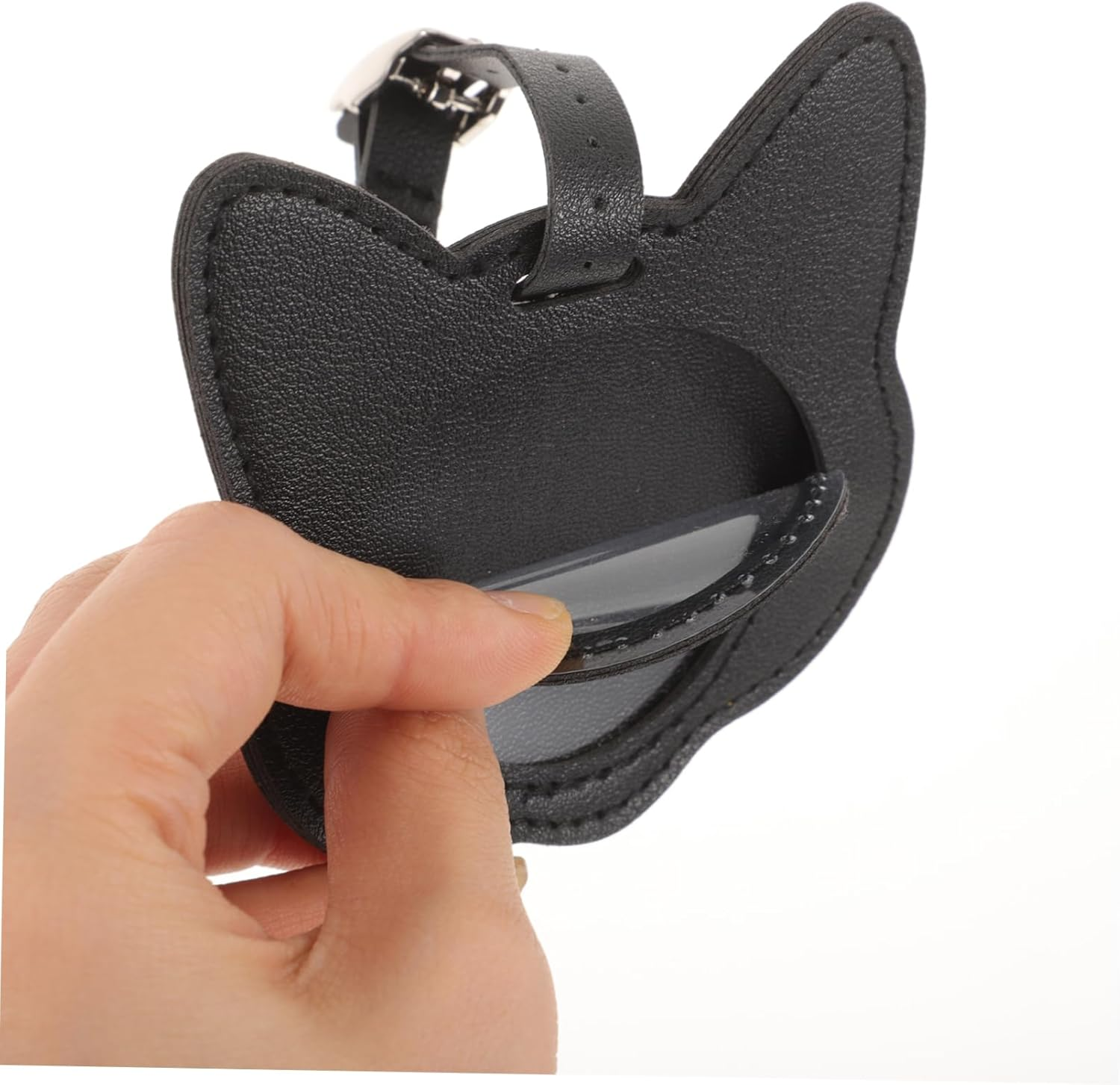 COLLBATH 3Pcs Luggage Tags Travel Suitcase Baggage Hanging Tag Id Leather Travel Accessory image number 2