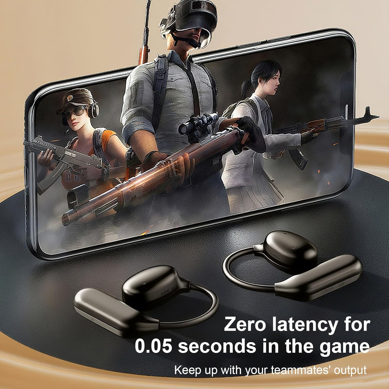 AI Translation Earbuds Real Time, 3-In-1 Translator Earbuds 144 Foreign Languages & Accents, Audifonos Traductores Ingl&eacute;s Espa&ntilde;ol,Open Ear Wireless Headphones with Charging Case Fit Ios image number 6