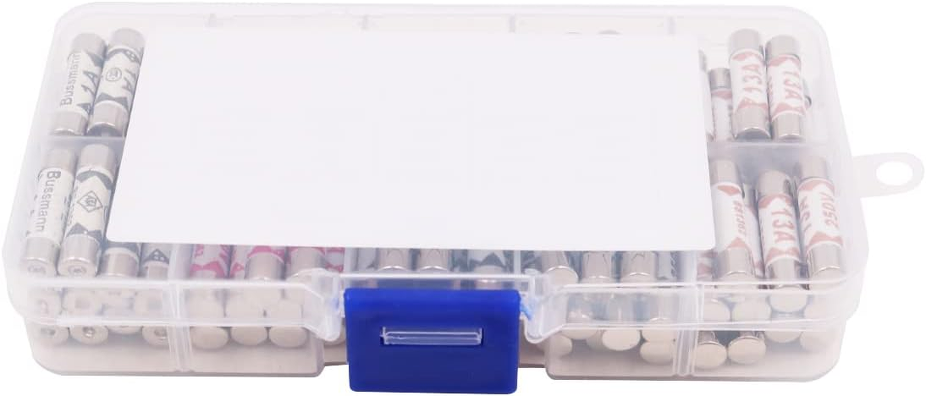 VOANZO 100Pcs Quick Stroke Ceramic Tube Fuse Assorted Kit 240V 1A3A5A10A13A (6.3X25Mm) image number 5