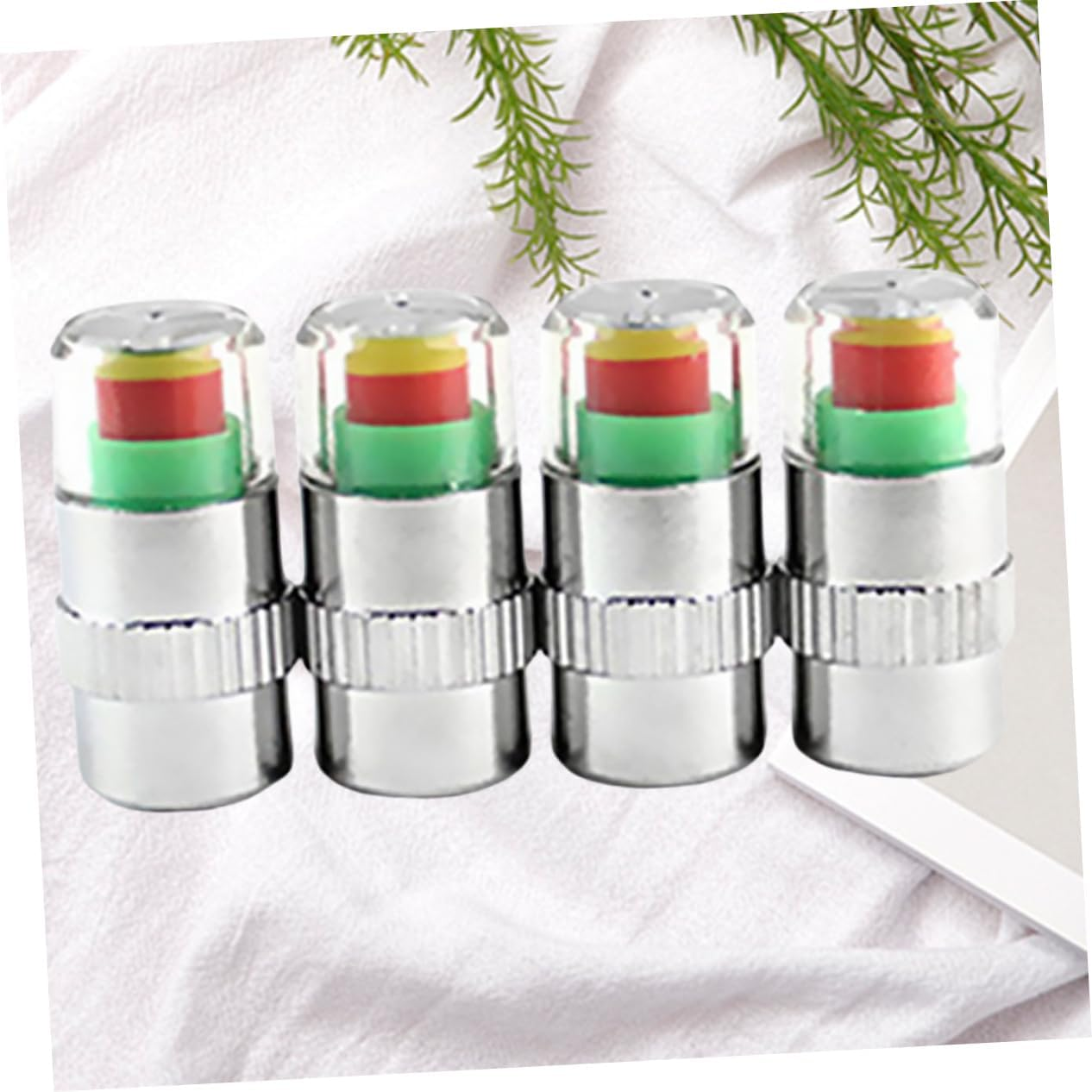 ULTECHNOVO 12Pcs Car Tyre Pressure Monitor Dust Cap Sensor Pressure Warning Caps for Vehicle Tire Monitoring System in Automotive Tyres Wheels image number 3