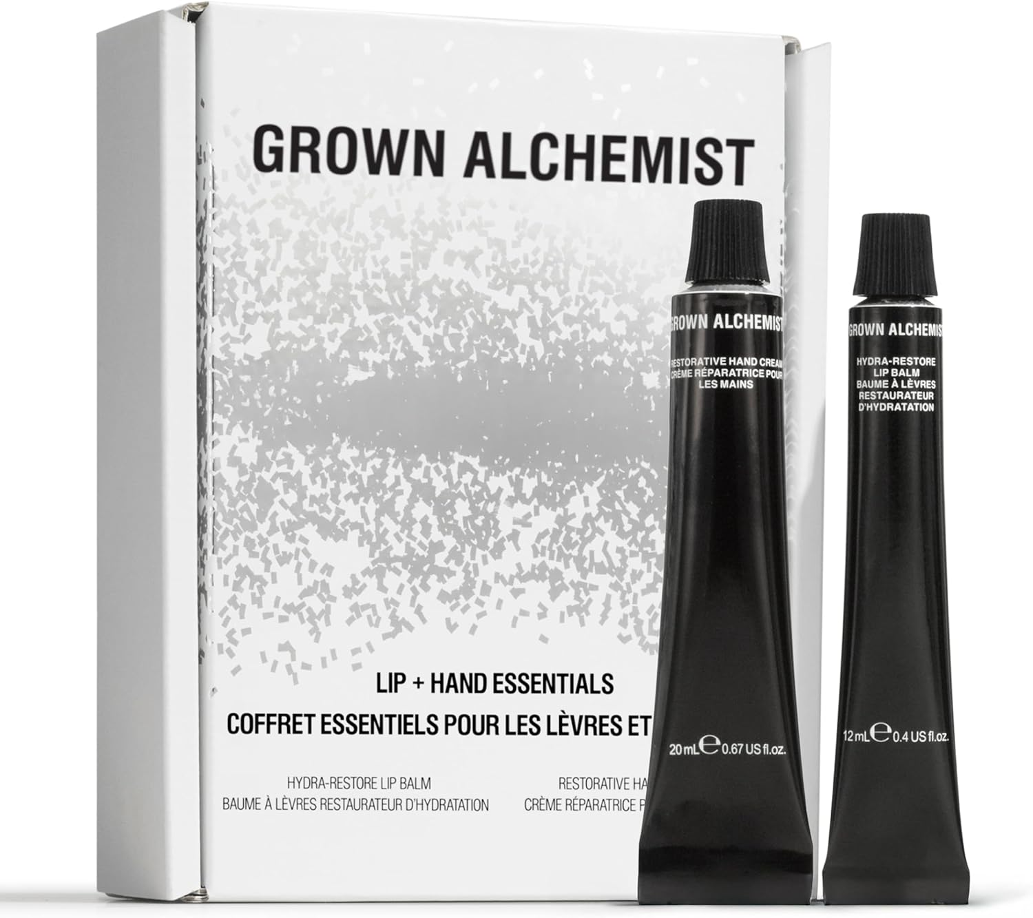 Grown Alchemist Lip + Hand Essentials Holiday Kit. Hydra-Restore Lip Balm (12 Ml) & Restorative Hand Cream (20 Ml). Natural Hydration Duo image number 4