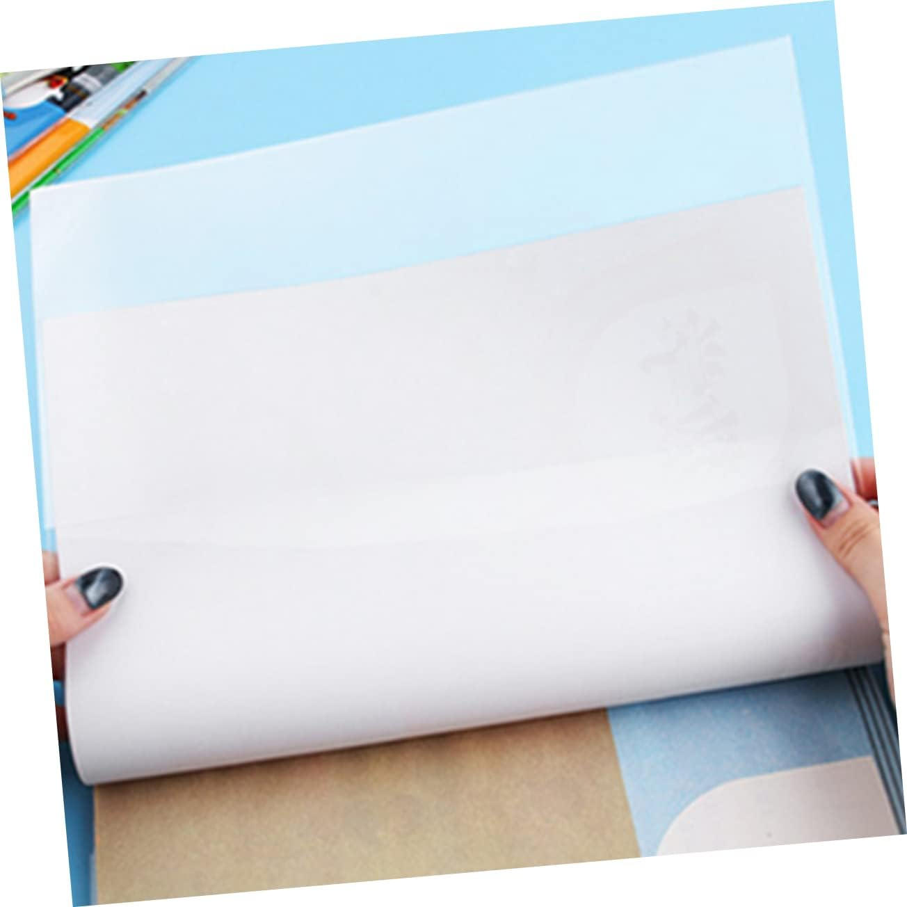 COHEALI Plastic Book Cover Protector for Reading Magazines A4 Size Anti-Scratch Book Film