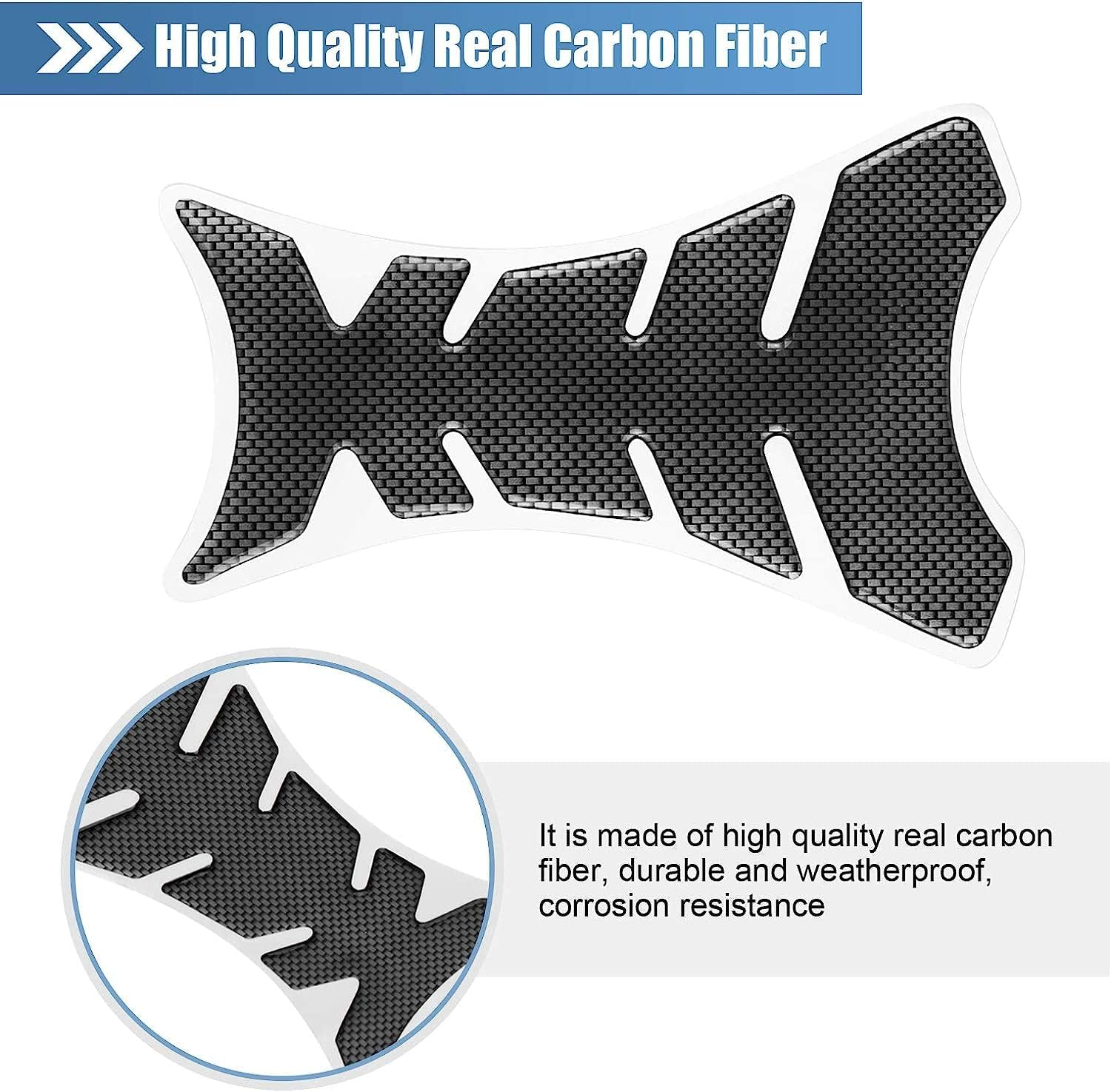 Universal Motorcycle Tank Pad Protector,Gas Tank Tank Sticker Protector Tank Traction Pads Tank Pad Protector for Motorcycle for Honda CBR 250R 500R 1000RR