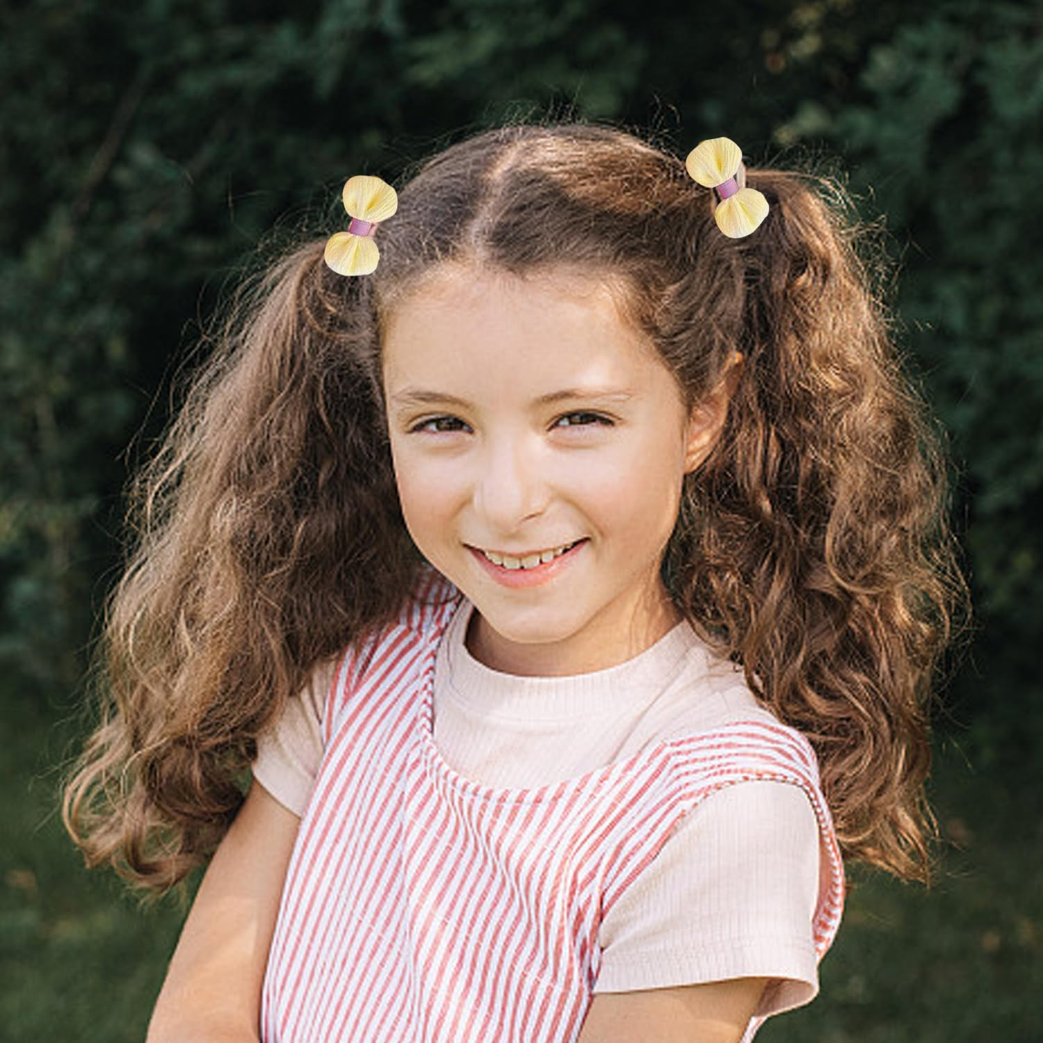 Pack of 18 Hair Loops, Highly Elastic Headwear Elastic Bands, Soft and Not Hurting for the Hair Rope, Suitable for Tying Ponytails and Meatball Heads. image number 5