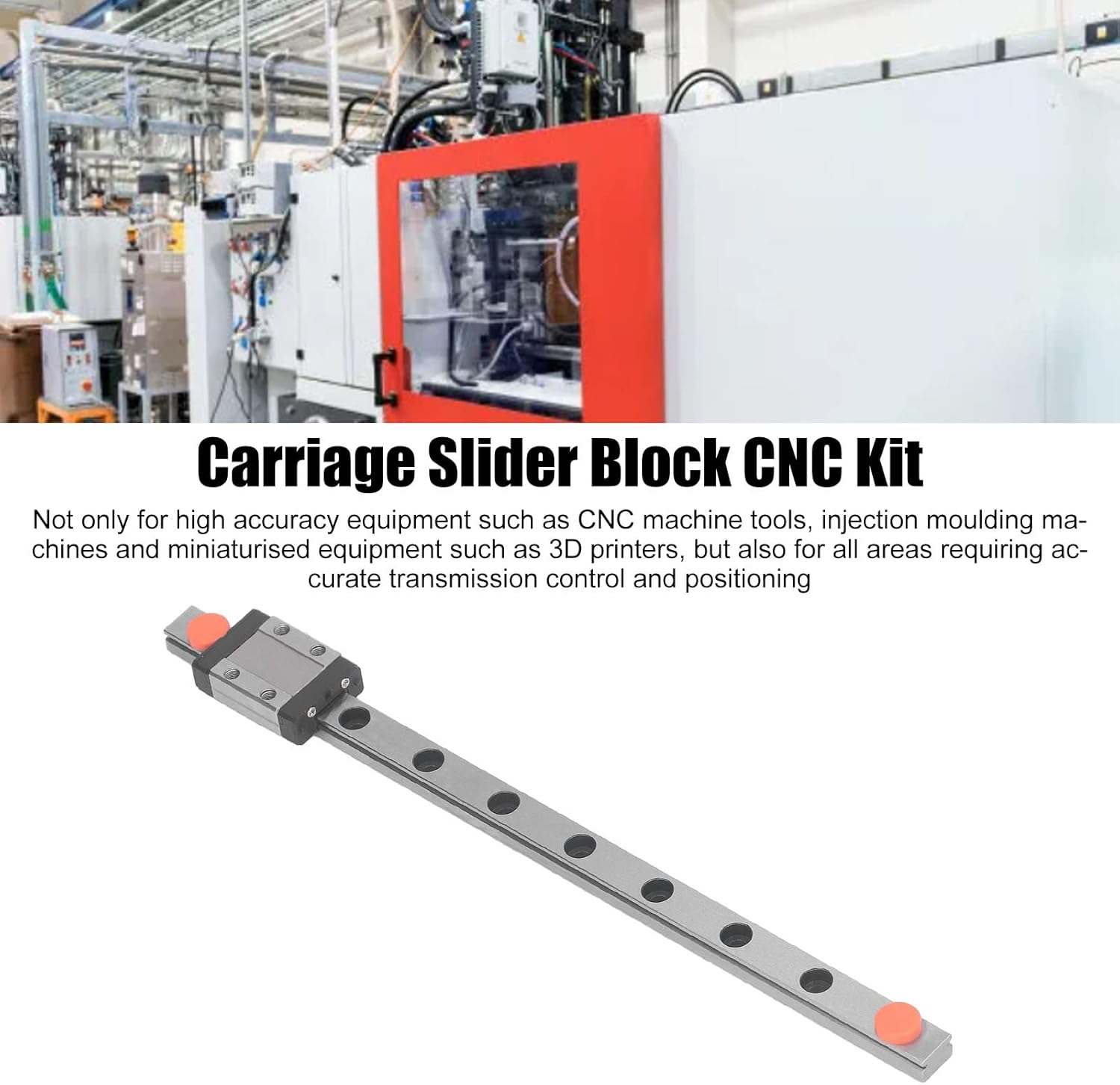 POENVFPO MGN9C Linear Rail Self Aligning Miniature Linear Rail Slide for Miniaturized Equipment (200Mm) image number 2