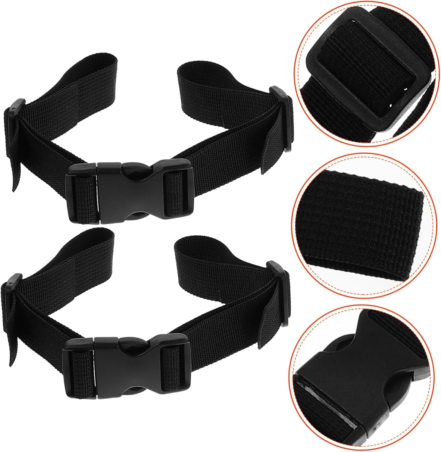 LOORGVEL 10Pcs Adjustable Backpack Chest Straps for Non Slip Design Quick Release Buckle for School Travel and Outdoor Activities Spine Protection and Stability image number 3