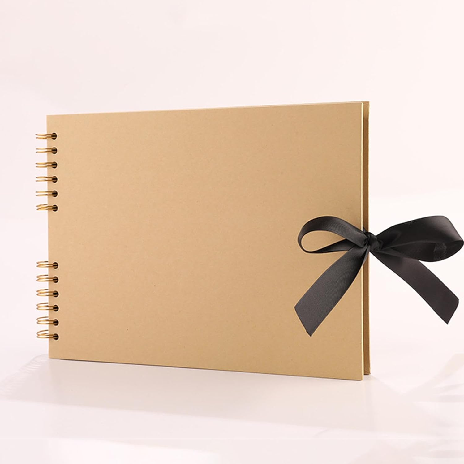 Generic Scrapbook Album Photo Album Creative Craft Projects Unique for Birthday Holiday Traveling Family Wedding, Brown - Brown image number 5