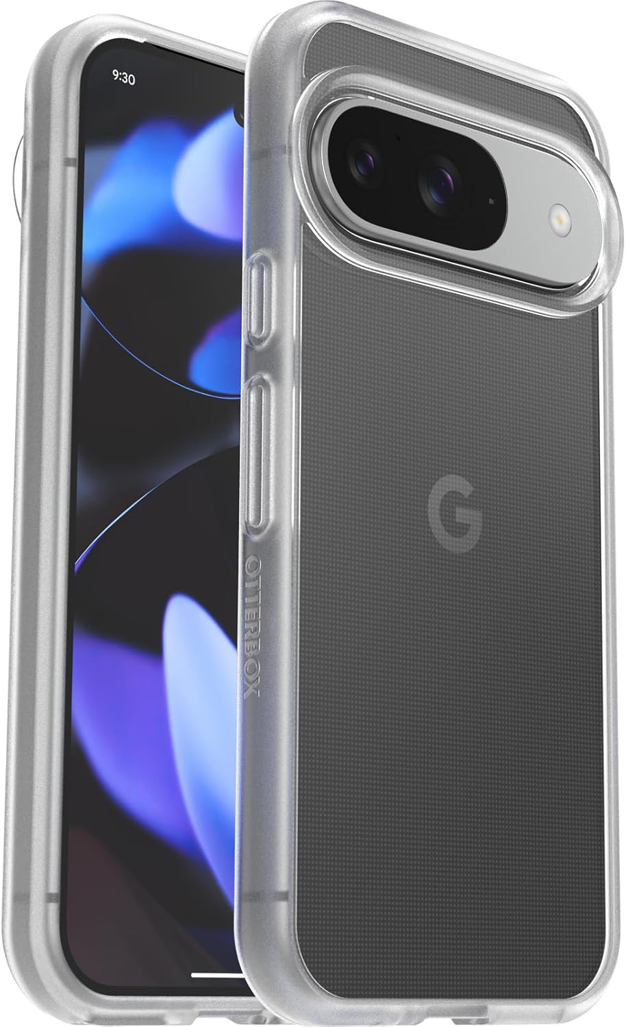 Otterbox Sleek Series Case for Google Pixel 9 / Pixel 9 Pro, Shockproof, Drop Proof, Ultra-Slim, Protective Thin Case, Tested to Military Standard, Clear, Non-Retail Packaging - Clear image number 3
