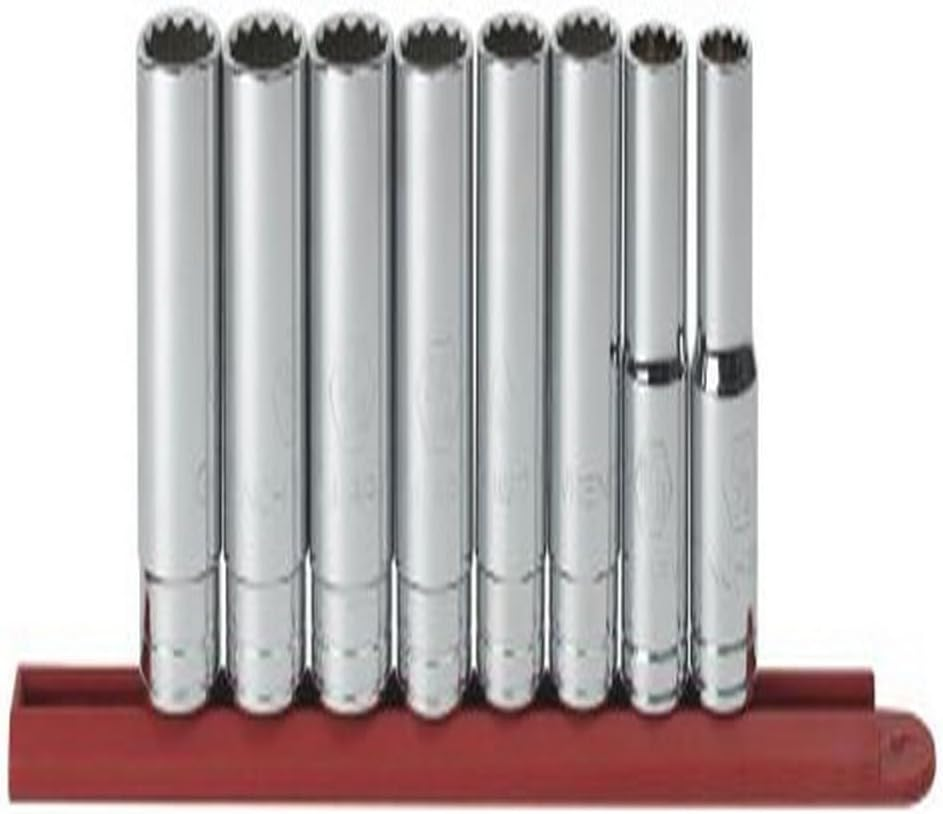 Gearwrench 80732 1/2-Inch Drive SAE Deep 12 Point Socket Set 14-Piece