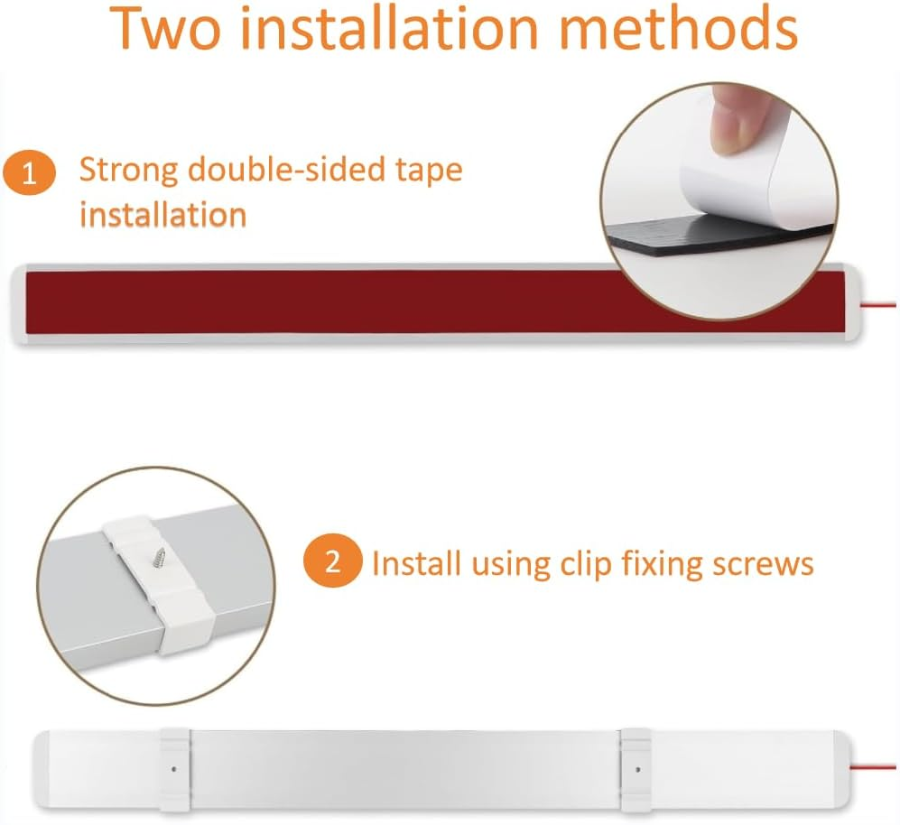 12V/24 LED Interior Light Bar 3CCT 168Leds 10W LED Strip Lights with Switch Stepless Dimming for Enclosed Trailer Truck RV Car Lorry Camper Boat Caravan Motorhome Home Cabinet Interior Lighting(2Pack) image number 4