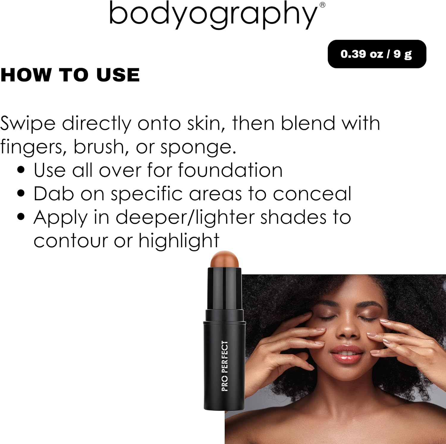 Bodyography Pro Perfect Foundation Stick, No. 723 Honey image number 2