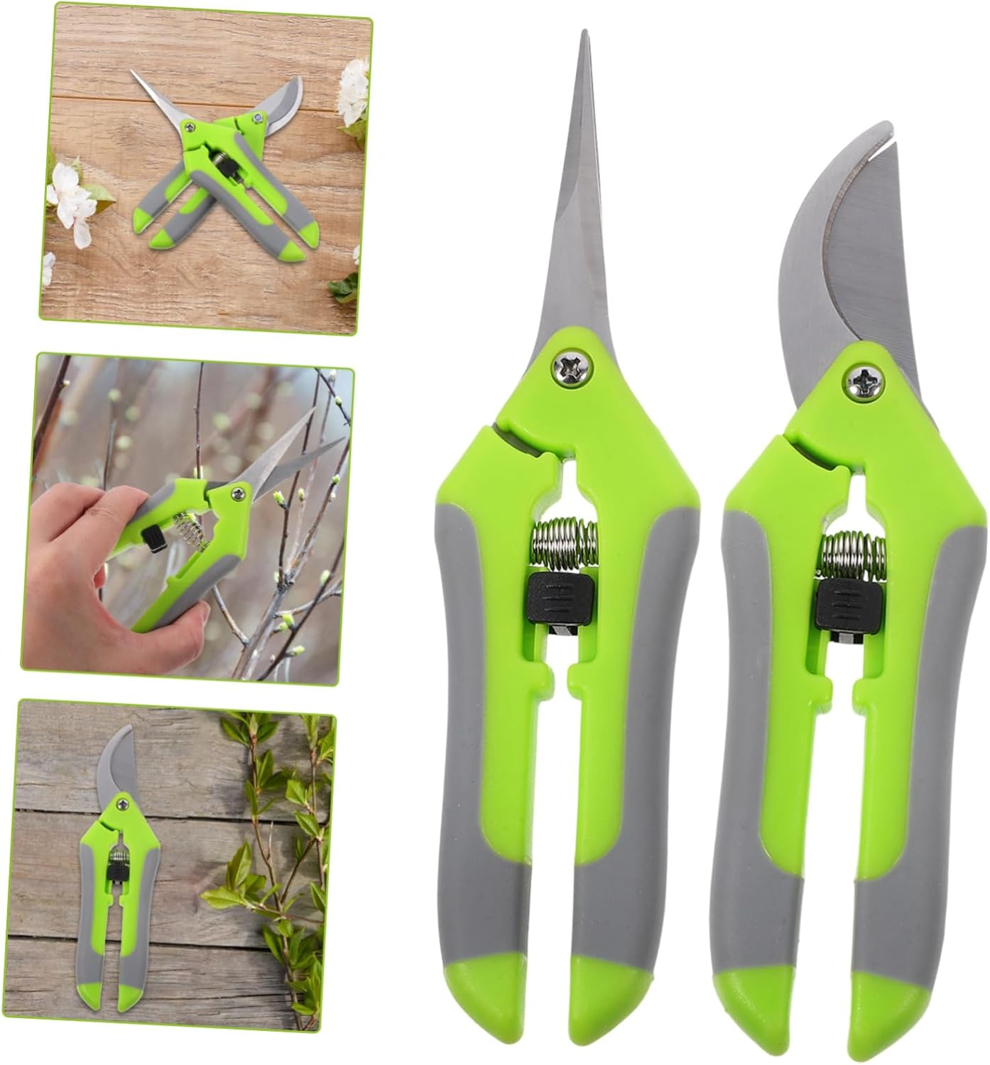 DOITOOL 2Pcs Pruning Scissors for Gardening Floral Arrangement Supplies Plant Scissors Trimming Garden Tools for Outdoor Use image number 1