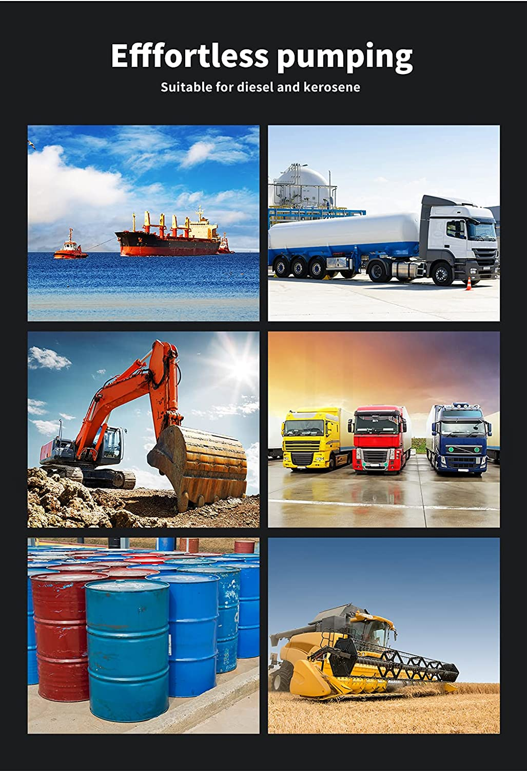 Traderight Diesel Transfer Pump Electric Kerosene Fuel Extractor Bowser 42L/Min image number 5